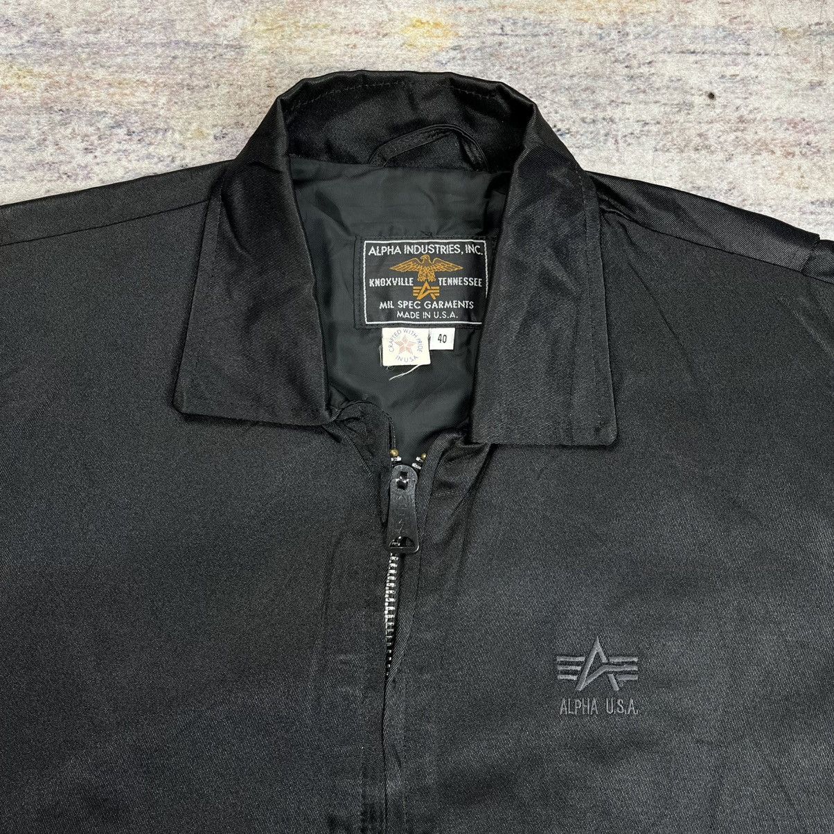 Alpha Industries Alpha Industries nylon rayon work jacket Size US L / EU 52-54 / 3 - 4 Thumbnail