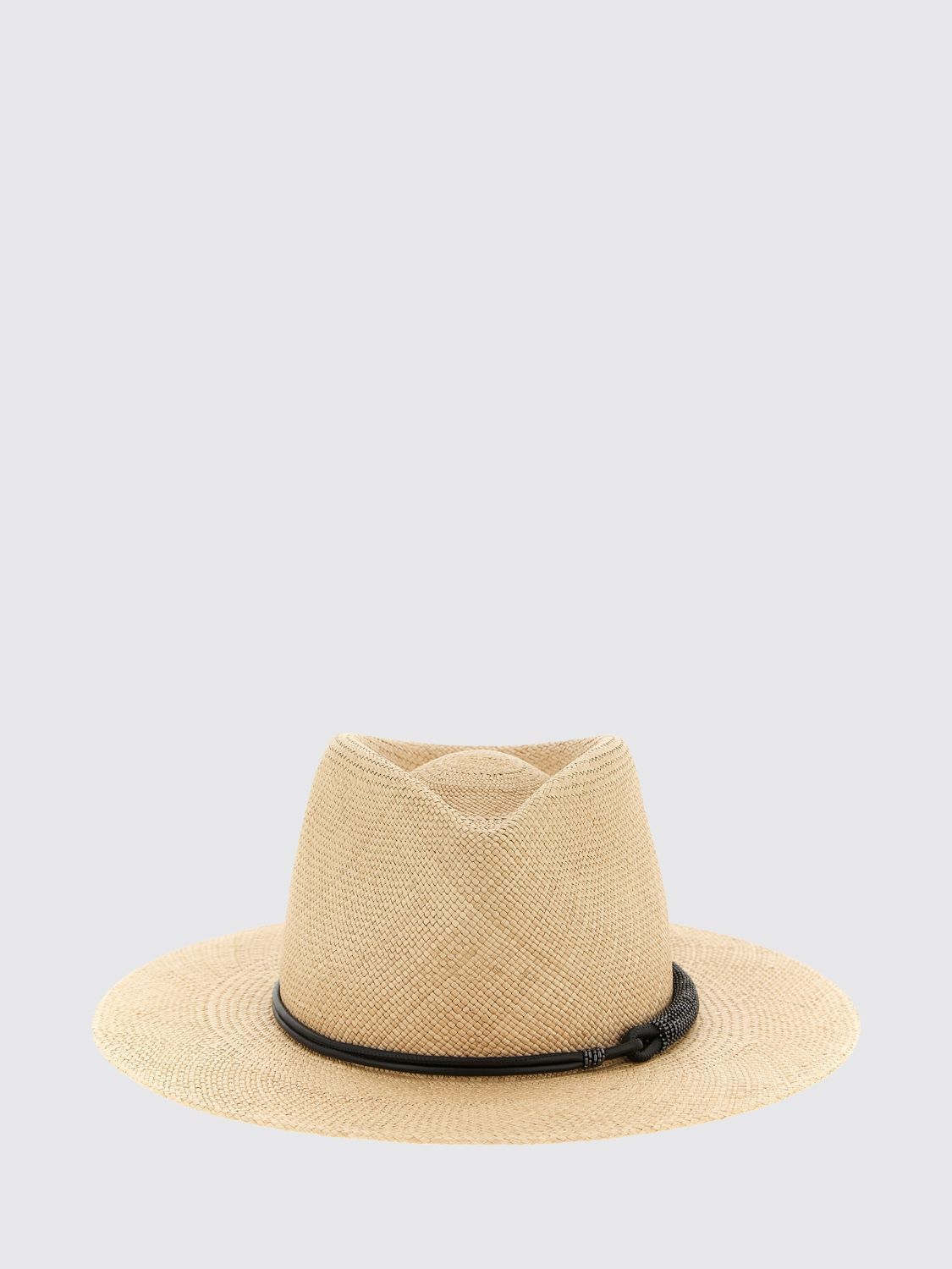 Brunello Cucinelli Brunello Cucinelli Hat Woman Cream Size ONE SIZE - 1 Thumbnail