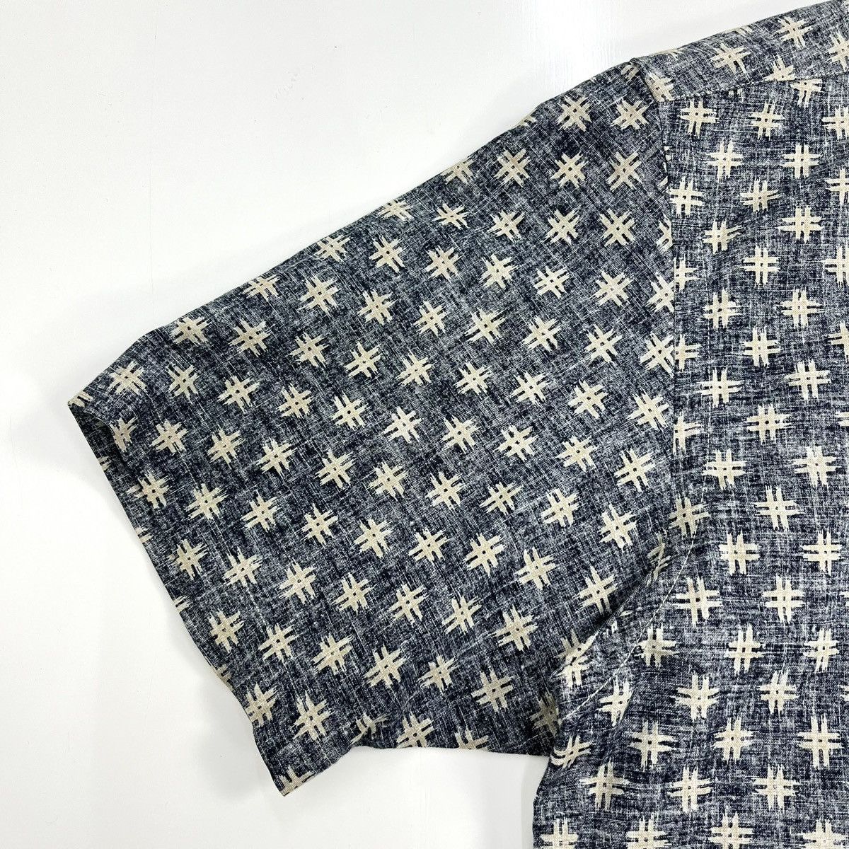 Sugar Cane Vintage Sugar Cane Pattern Indigo Backwards Button Up Shirt Size US L / EU 52-54 / 3 - 8 Thumbnail
