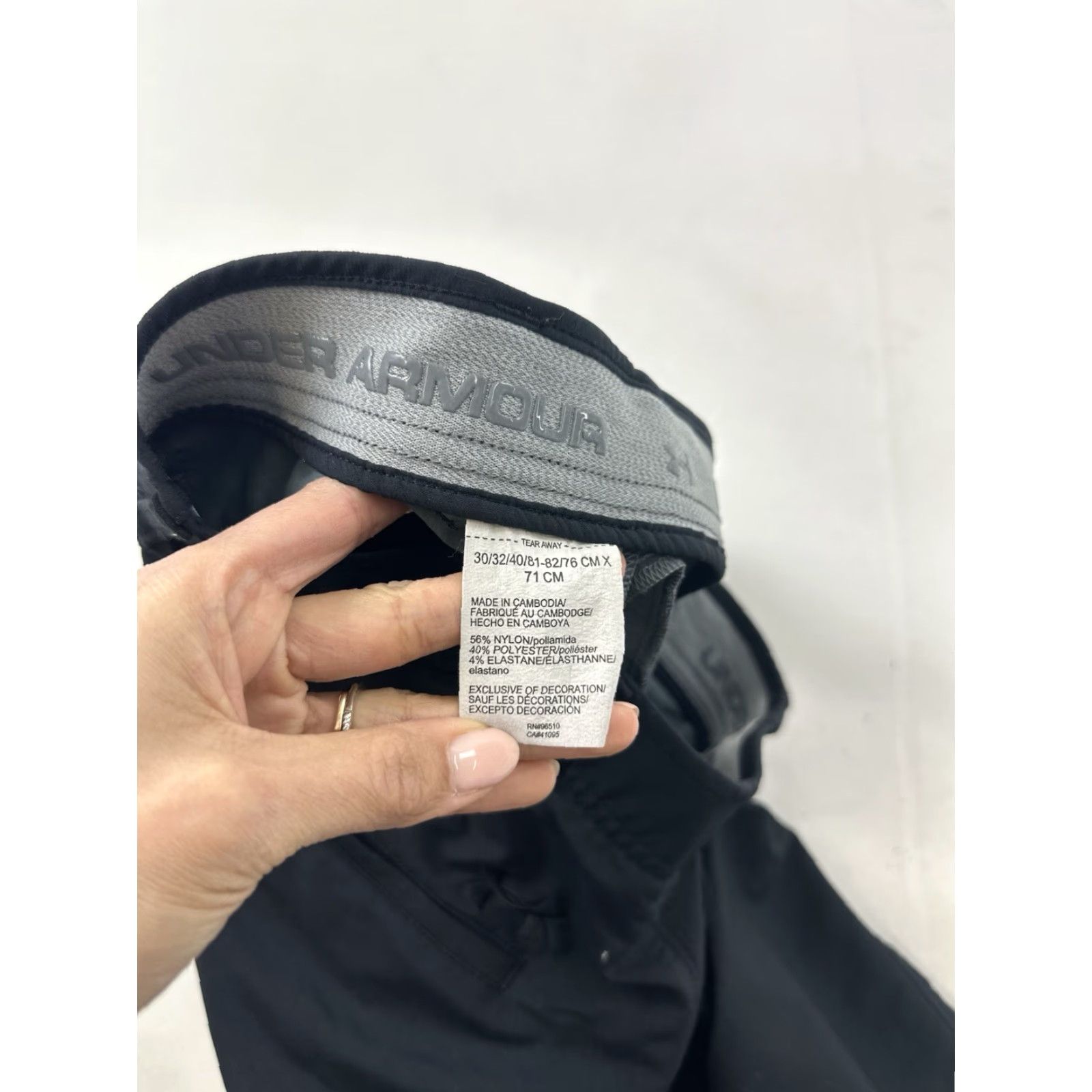 Under Armour Under Armour Pants Mens 30x32 Black UA Drive Golf Trousers Shirt? Size US 30 / EU 46 - 6 Thumbnail