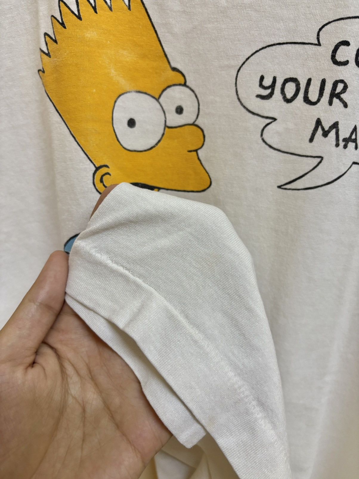 Vintage Vintage 1990 The Simpsons Bart Skateboard Cartoon Size US M / EU 48-50 / 2 - 9 Thumbnail