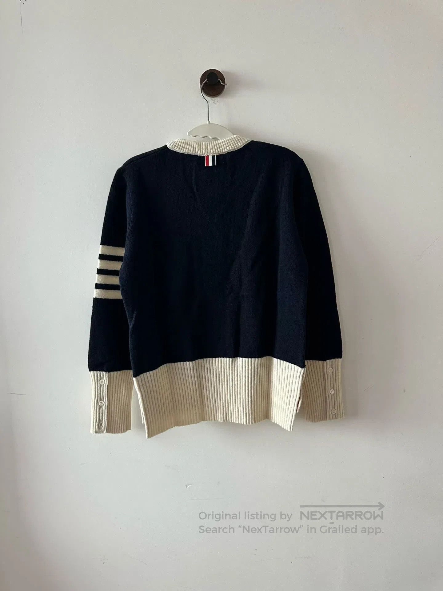 Thom Browne Thom Browne Color-Block Wool Cardigan Jacket| Size XS / US 0-2 / IT 36-38 - 2 Thumbnail