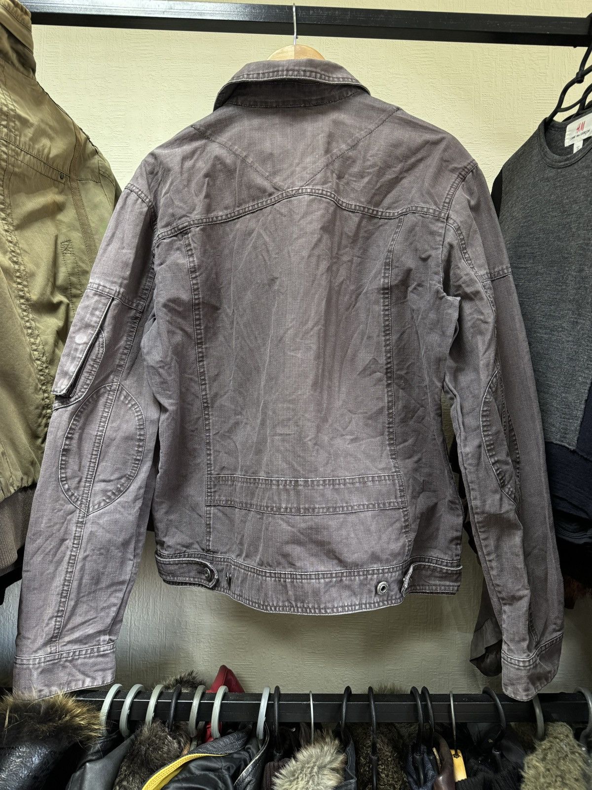 Japanese Brand Vintage Faded Cargo Junya Watanabe IfSixWasNine Style Jacket Size US L / EU 52-54 / 3 - 5 Thumbnail