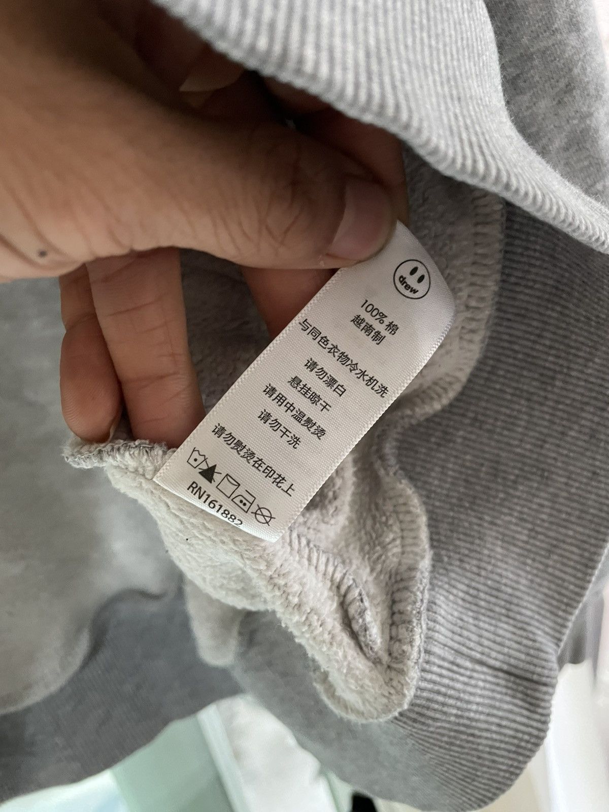 Drew House Drew House Grey Drew Hoodie Size US M / EU 48-50 / 2 - 5 Thumbnail