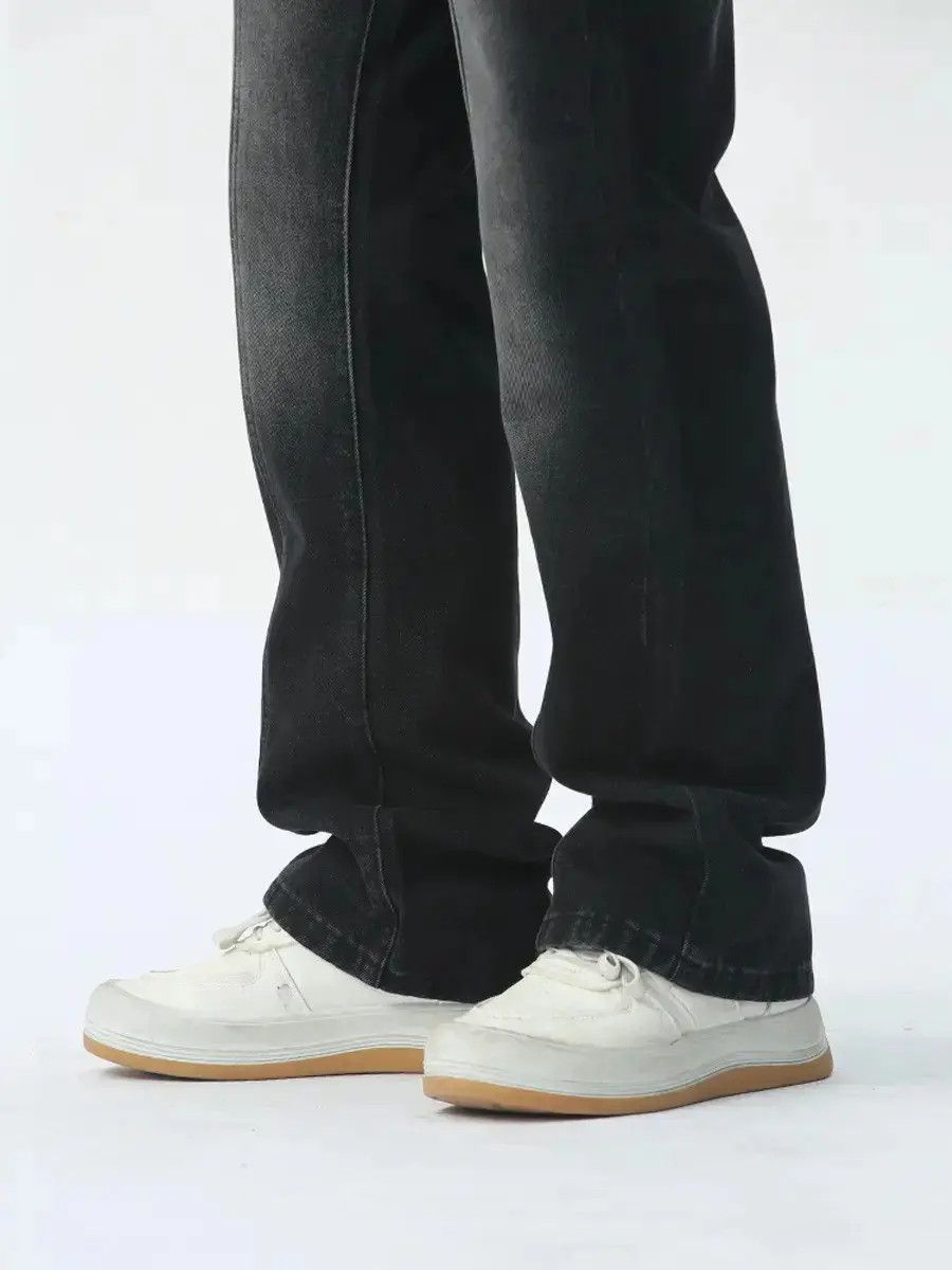 Japanese Brand Retro loose gradient micro flared jeans Size US 32 / EU 48 - 3 Thumbnail