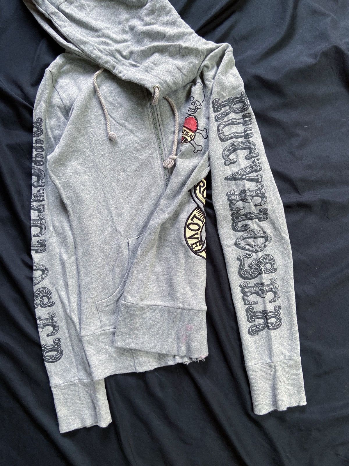Japanese Brand 🌸ROCK NOT DEAD ZIP HOODIE Size US S / EU 44-46 / 1 - 5 Thumbnail