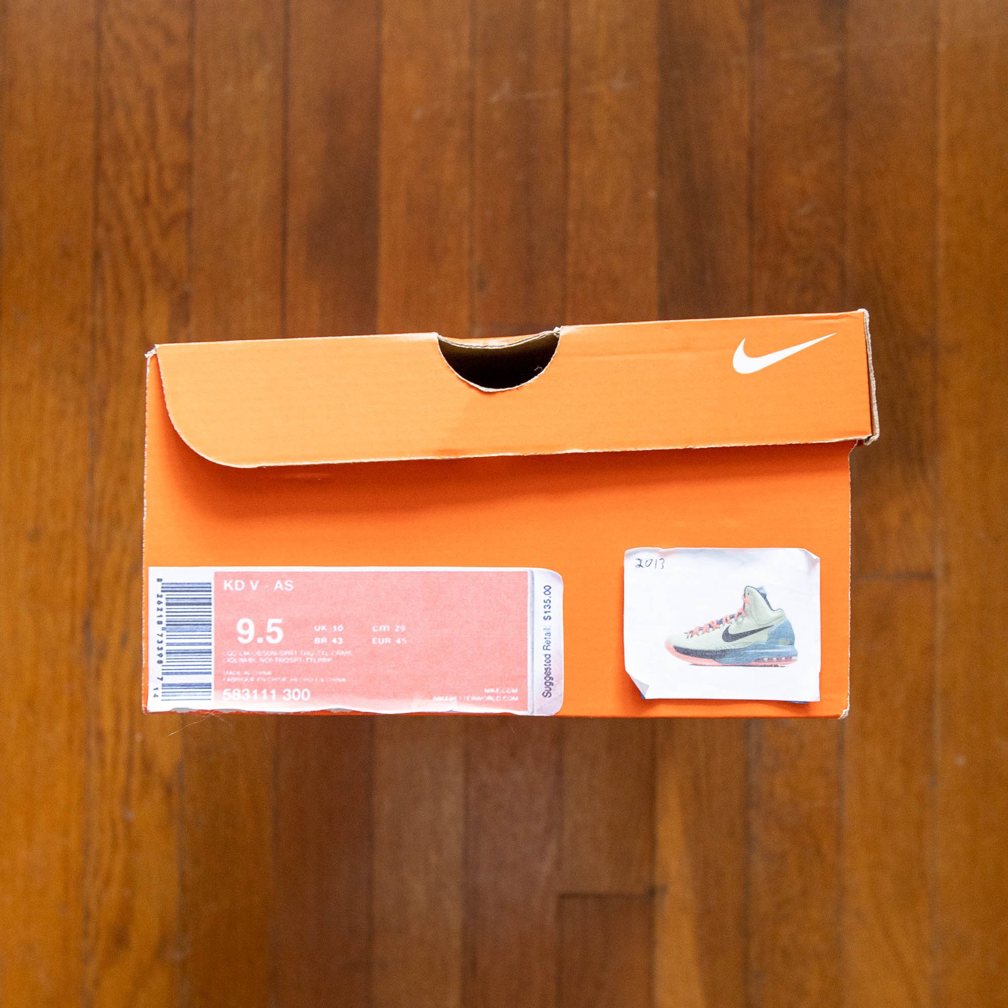Nike Nike KD 5 All-Star Extraterrestrial Area 72 Green Size 9.5 Size US 9.5 / EU 42-43 - 8 Thumbnail