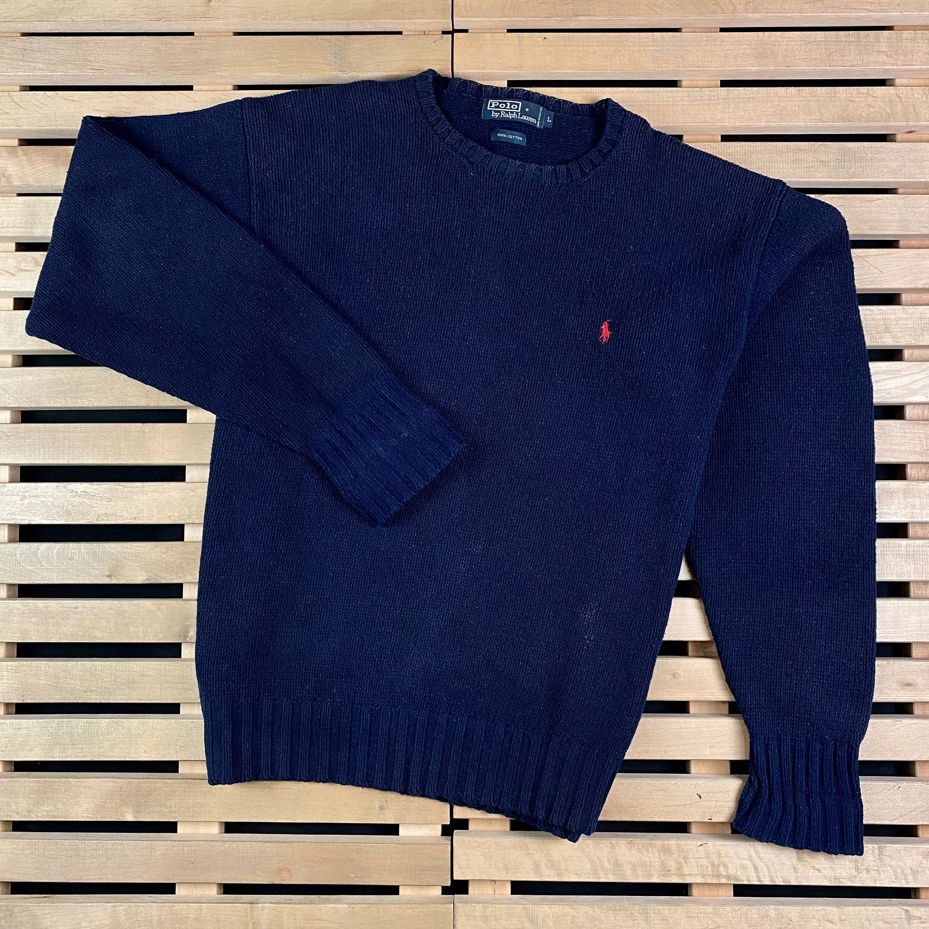 Polo Ralph Lauren × Ralph Lauren × Vintage Mens Polo Ralph Lauren Vintage Sweater Size L Size US L / EU 52-54 / 3 - 1 Thumbnail