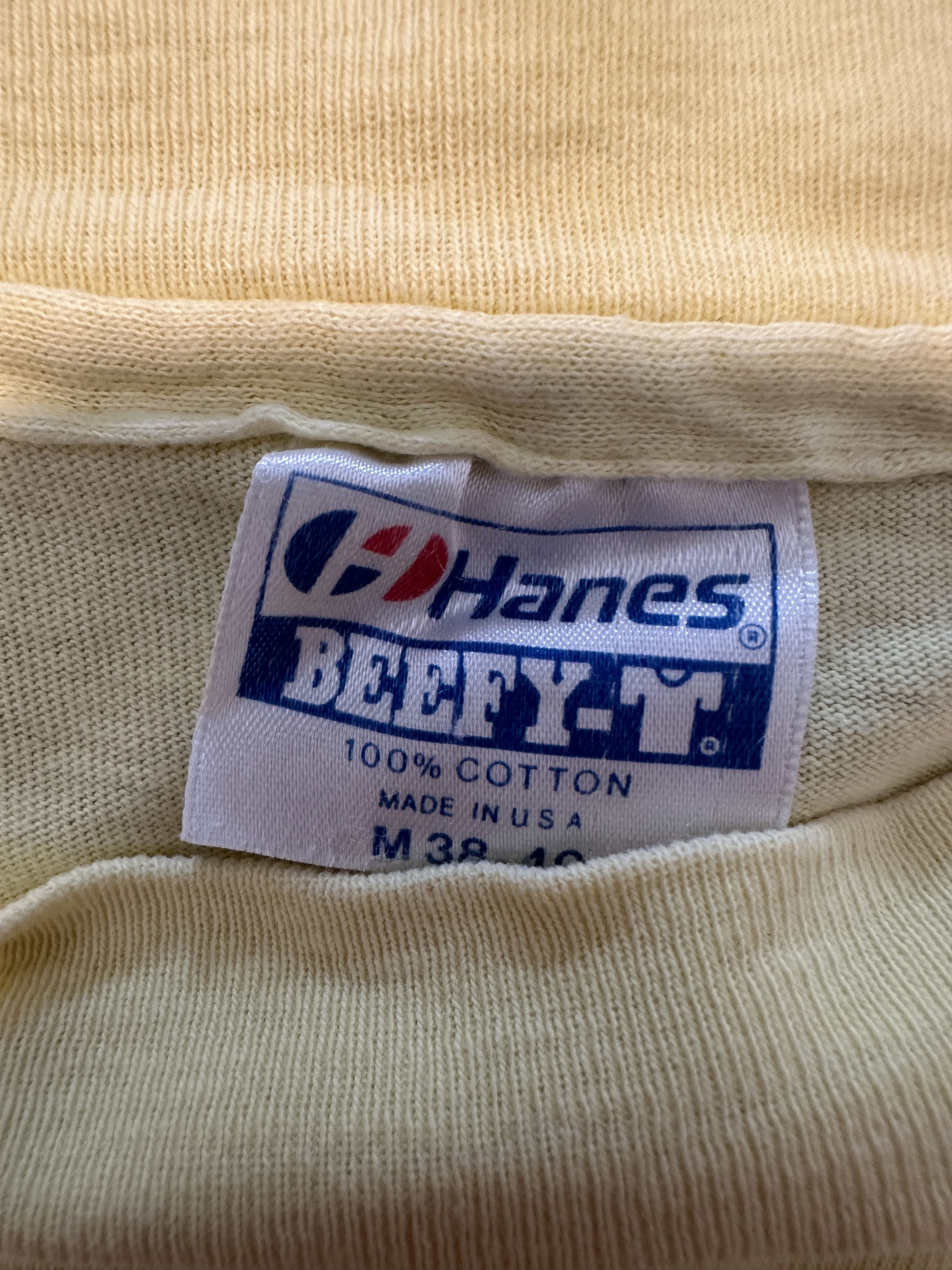 Hanes 80s Vintage Single stitch Surf Tshirt - Physics Club 85 Size US M / EU 48-50 / 2 - 3 Thumbnail