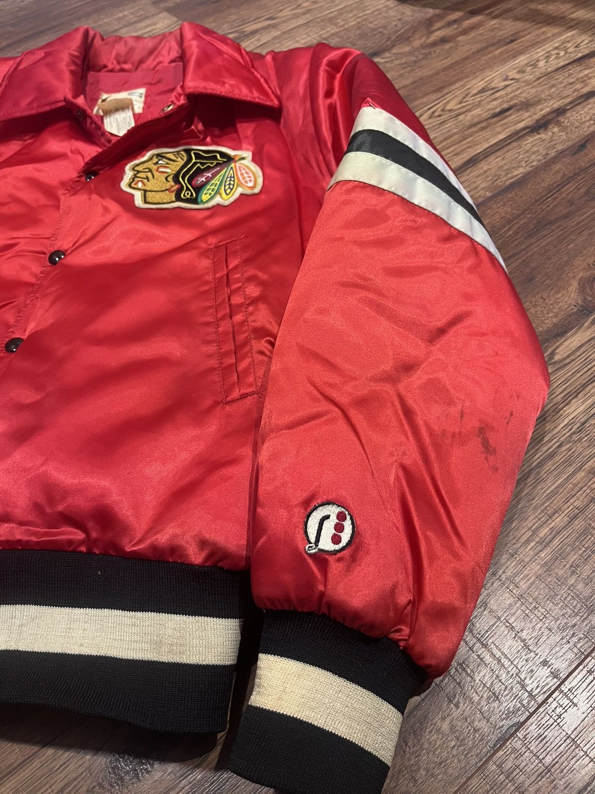 NHL Vintage Chicago Blackhawks 80s Jacket NHL Shain of Canada XL Size US XL / EU 56 / 4 - 5 Thumbnail