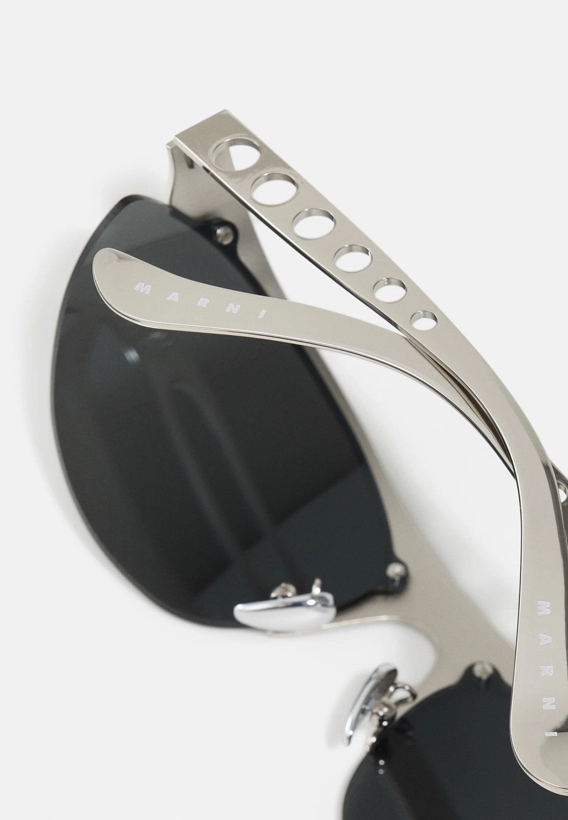 Marni !DS! Marni Salar De Uyuni 6V5/3/AB22 Silver Sunglasses Size ONE SIZE - 4 Thumbnail