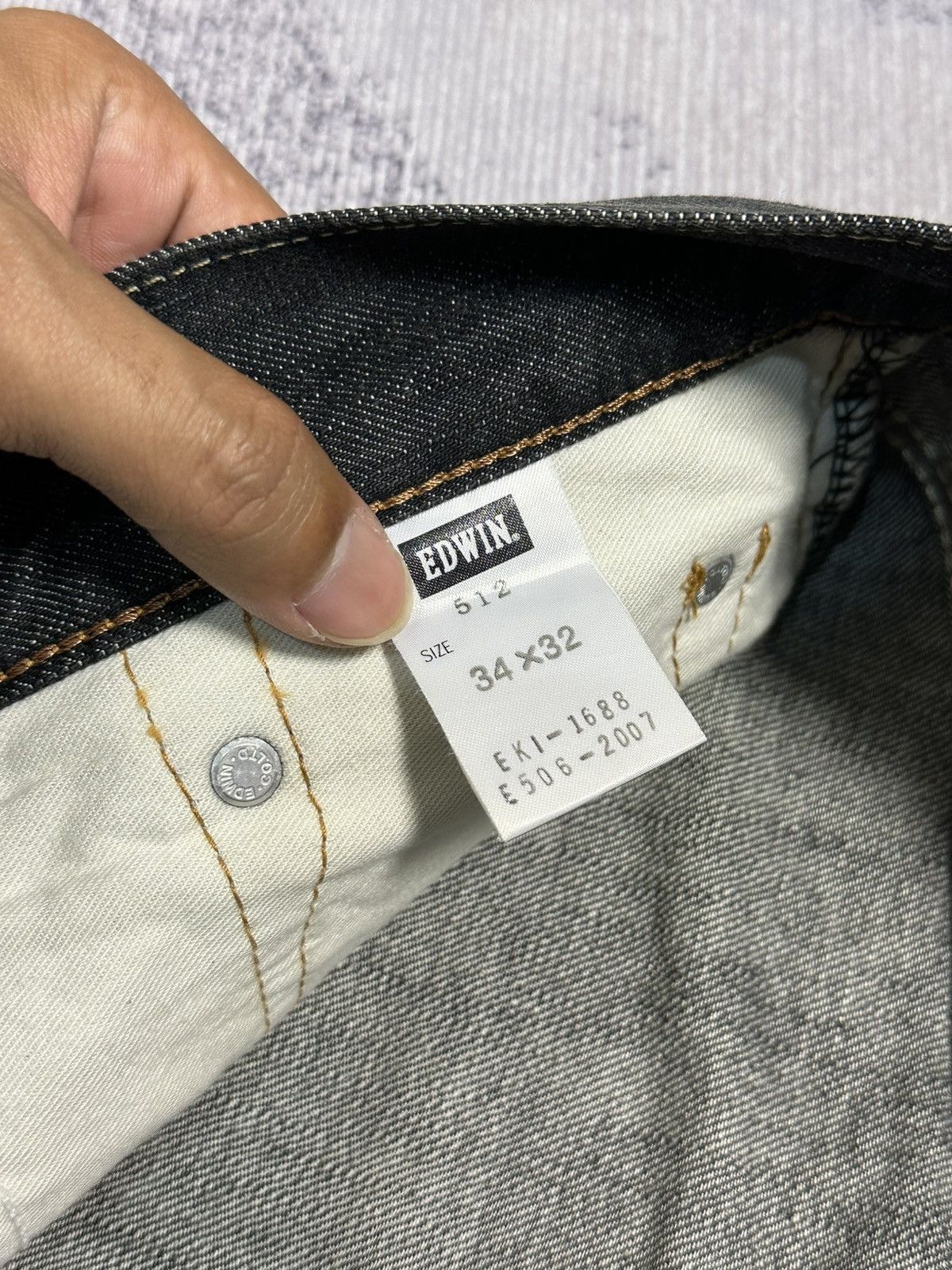 Undercover × Uniqlo 2000s Edwin 512 Flare Distressed Washed Denim Size US 32 / EU 48 - 9 Thumbnail