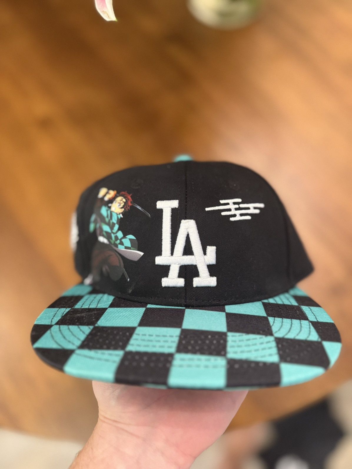 MLB DODGERS X DEMON SLAYER HAT RARE Size ONE SIZE - 2 Thumbnail