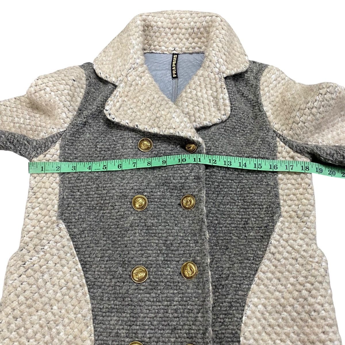 Issey Miyake Vintage Issey Miyake Frapbois Double Breasted Knit Jacket Size S / US 4 / IT 40 - 12 Thumbnail