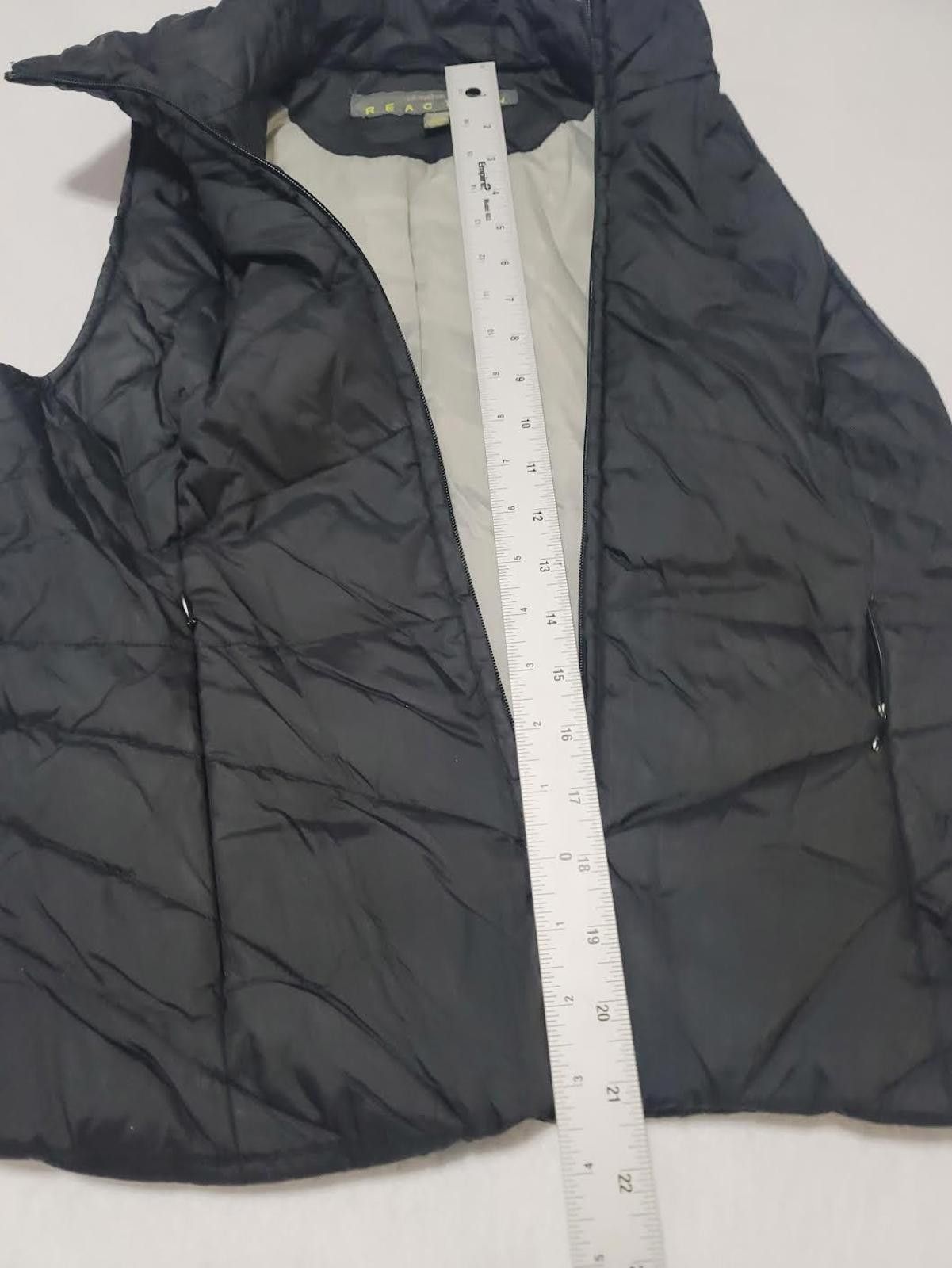 Other Kenneth Cole Women’s Black Reflective Puffer Vest Small Size S / US 4 / IT 40 - 3 Thumbnail