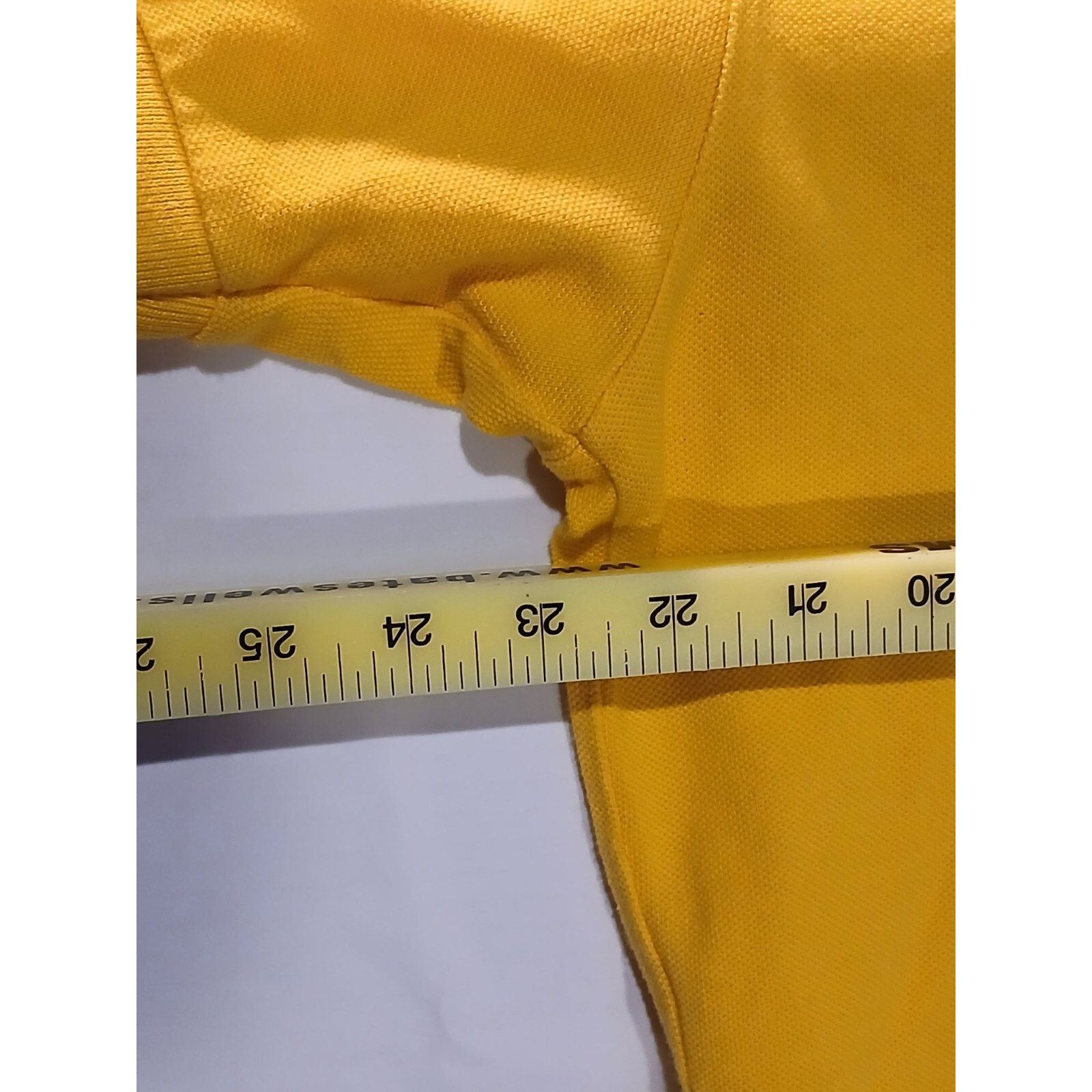 Polo Ralph Lauren Polo Ralph Lauren (Medium) Yellow Vintage Button Polo Shirt Size US M / EU 48-50 / 2 - 2 Thumbnail