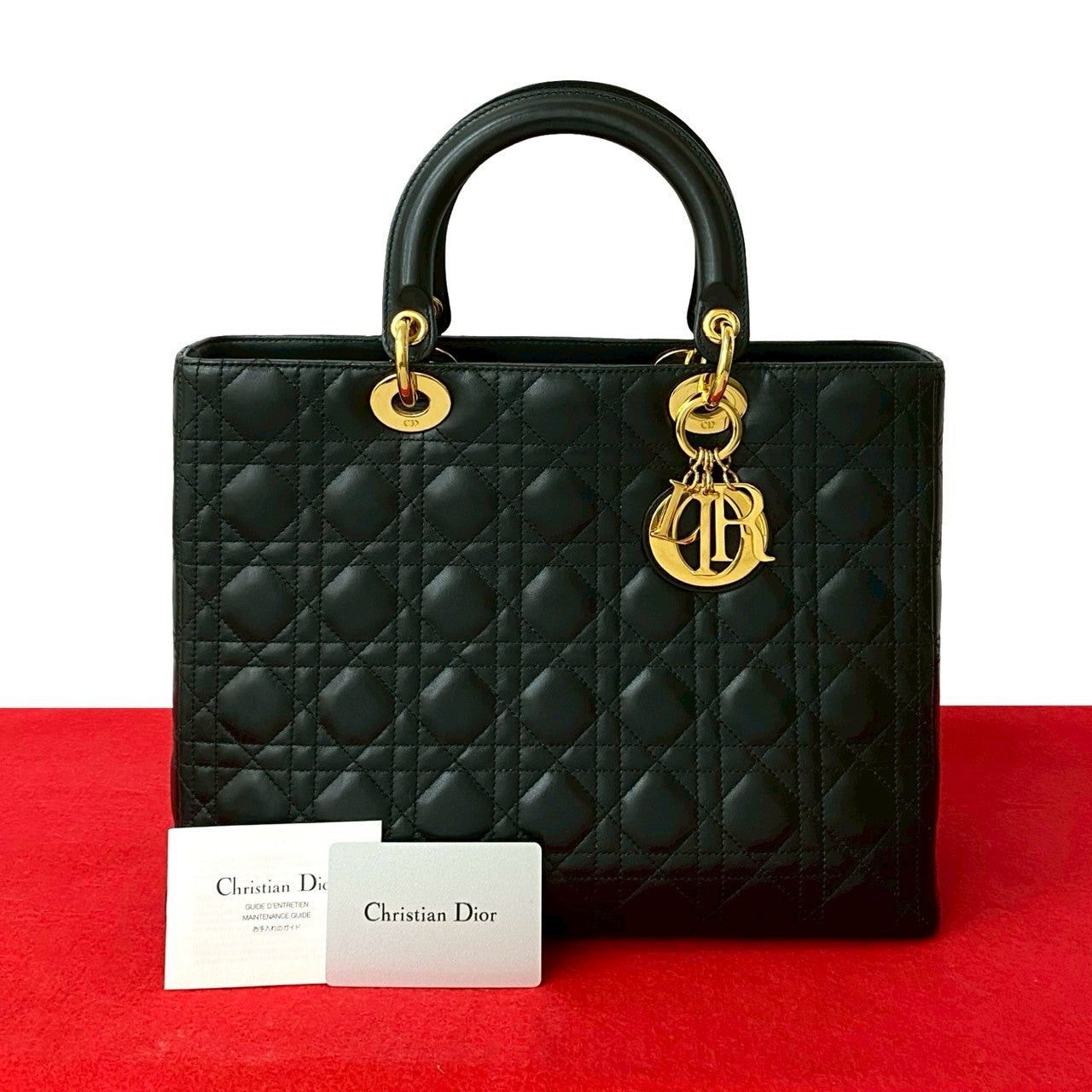 Dior Dior Handbag Black Leather Size ONE SIZE - 1 Thumbnail