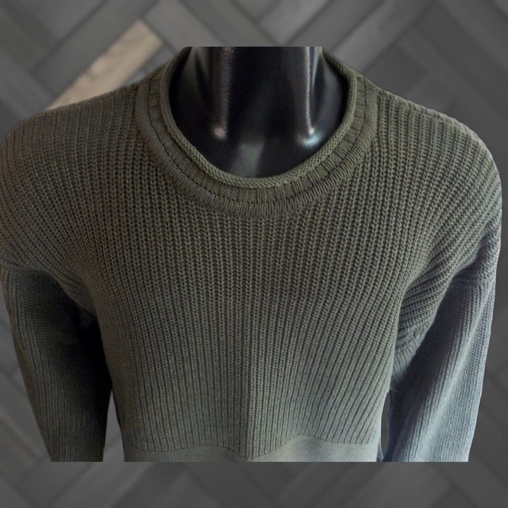Vintage VINTAGE Columbia 100% Cotton Rollneck Army Green Pullover Sweater XL Men Regular Knit Pullover Mens Size XL Green Army 90s Size US XL / EU 56 / 4 - 1 Thumbnail