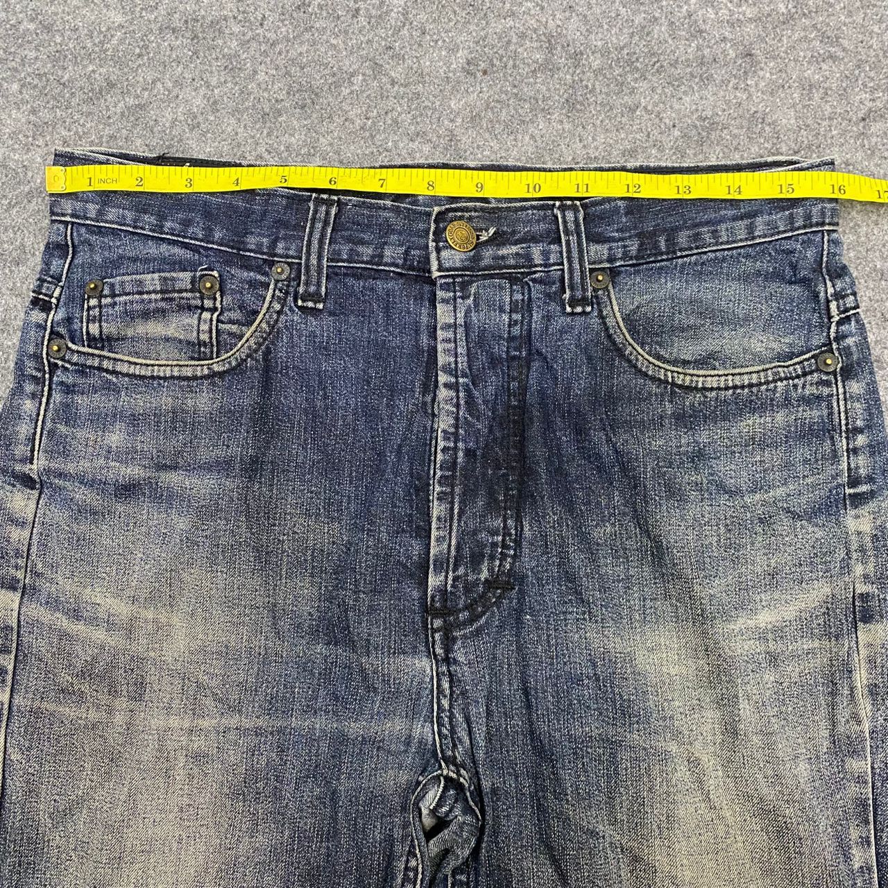 Stussy 💥Need Gone💥 Vintage Stussy Sista Distressed Denim Size US 32 / EU 48 - 8 Thumbnail