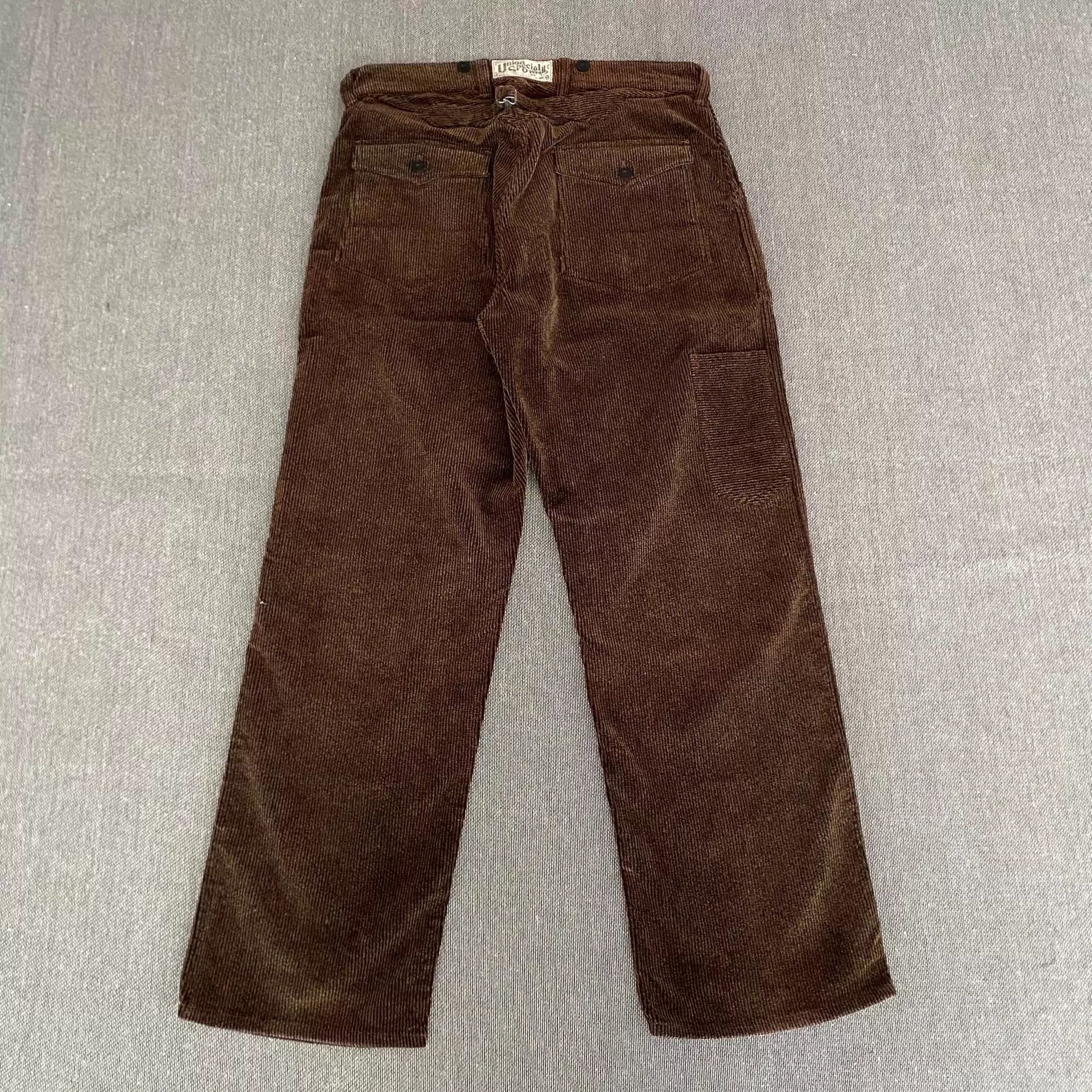 Freewheelers Freewheelers Bootleggers Yellowstone Brown HW Cord Pants 36 Size US 36 / EU 52 - 3 Thumbnail