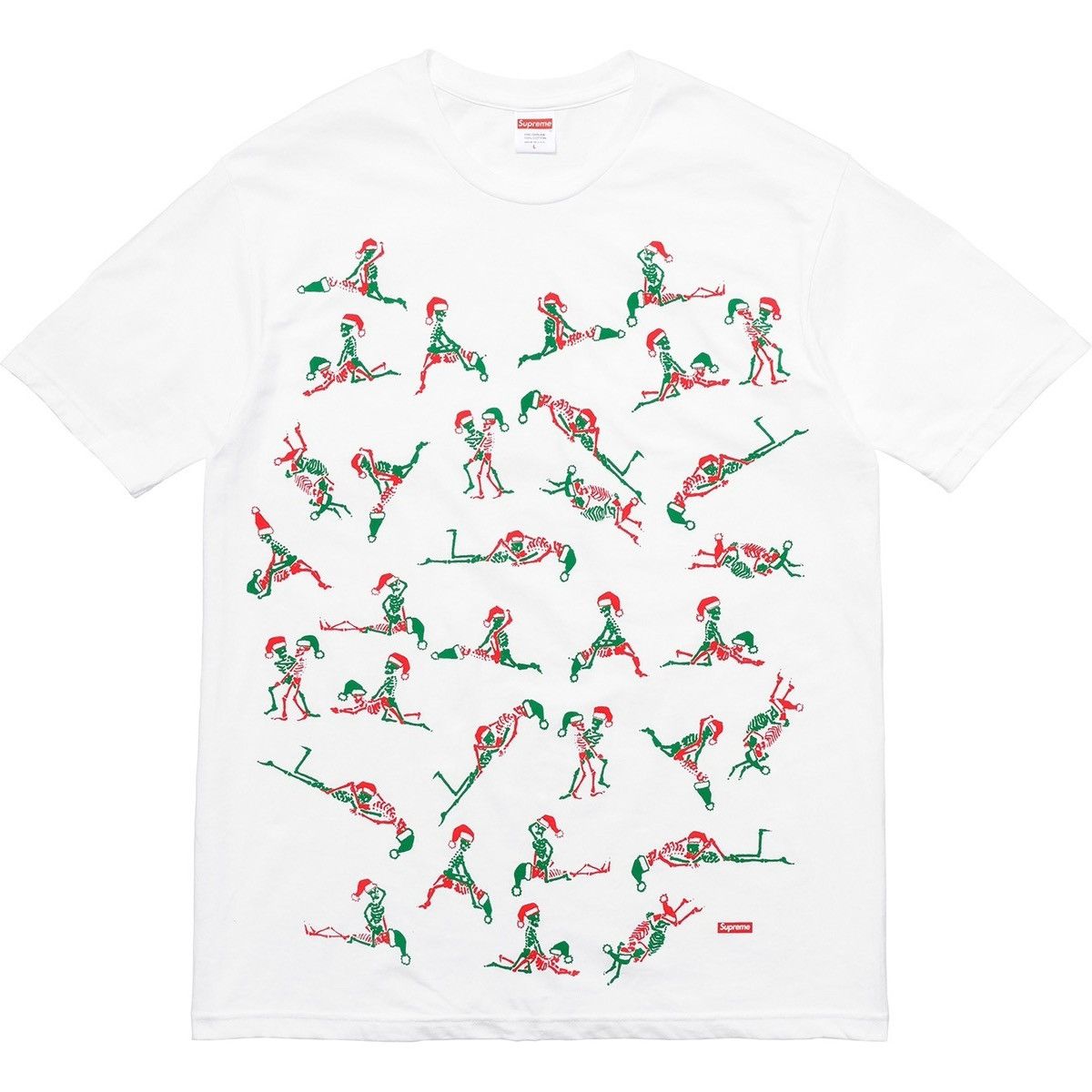 Supreme Christmas Tee 2017 (L) Size US L / EU 52-54 / 3 - 3 Thumbnail