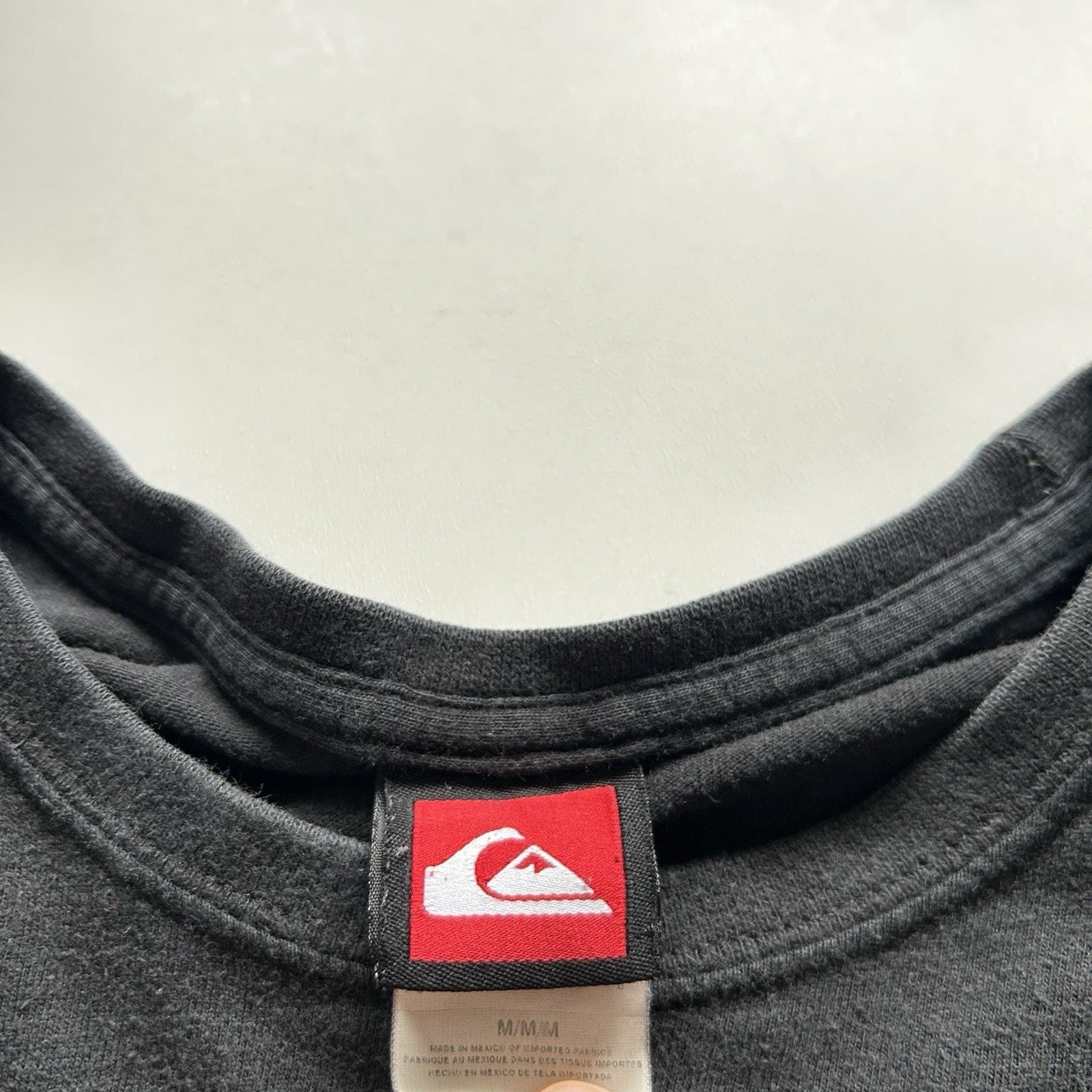 Quiksilver Vintage Quiksilver Shirt Medium Black Long Sleeve Distressed Size US M / EU 48-50 / 2 - 9 Thumbnail