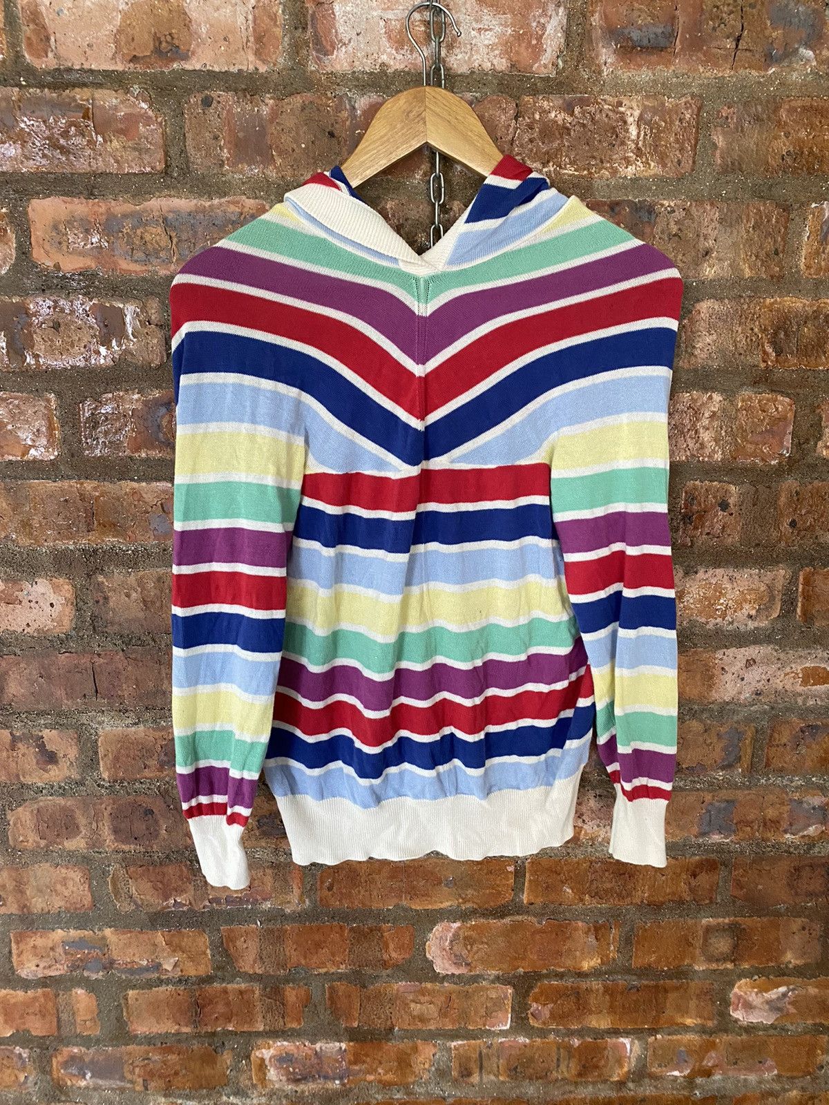 Ne-Net Cat ears Rainbow bono knit hoodie Size US M / EU 48-50 / 2 - 2 Thumbnail