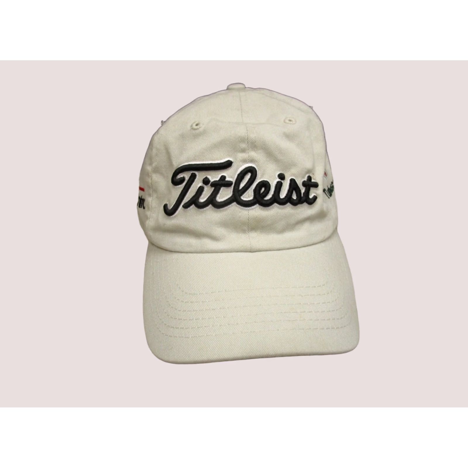 Titleist Titleist Hat Cap Buckle Back Men Adjustable Brown Golf Embroidered Logo Classic Dad Outdoor Preppy Sports Hat Mens Brown Cap Size ONE SIZE - 1 Thumbnail