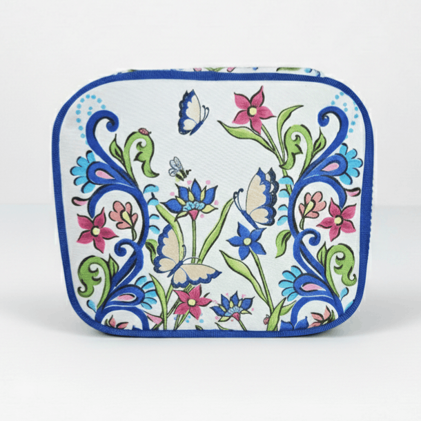 Brighton Brighton 7x6x2" Jewelry Case Butterfly Garden Rainbow Zip Size ONE SIZE - 3 Thumbnail