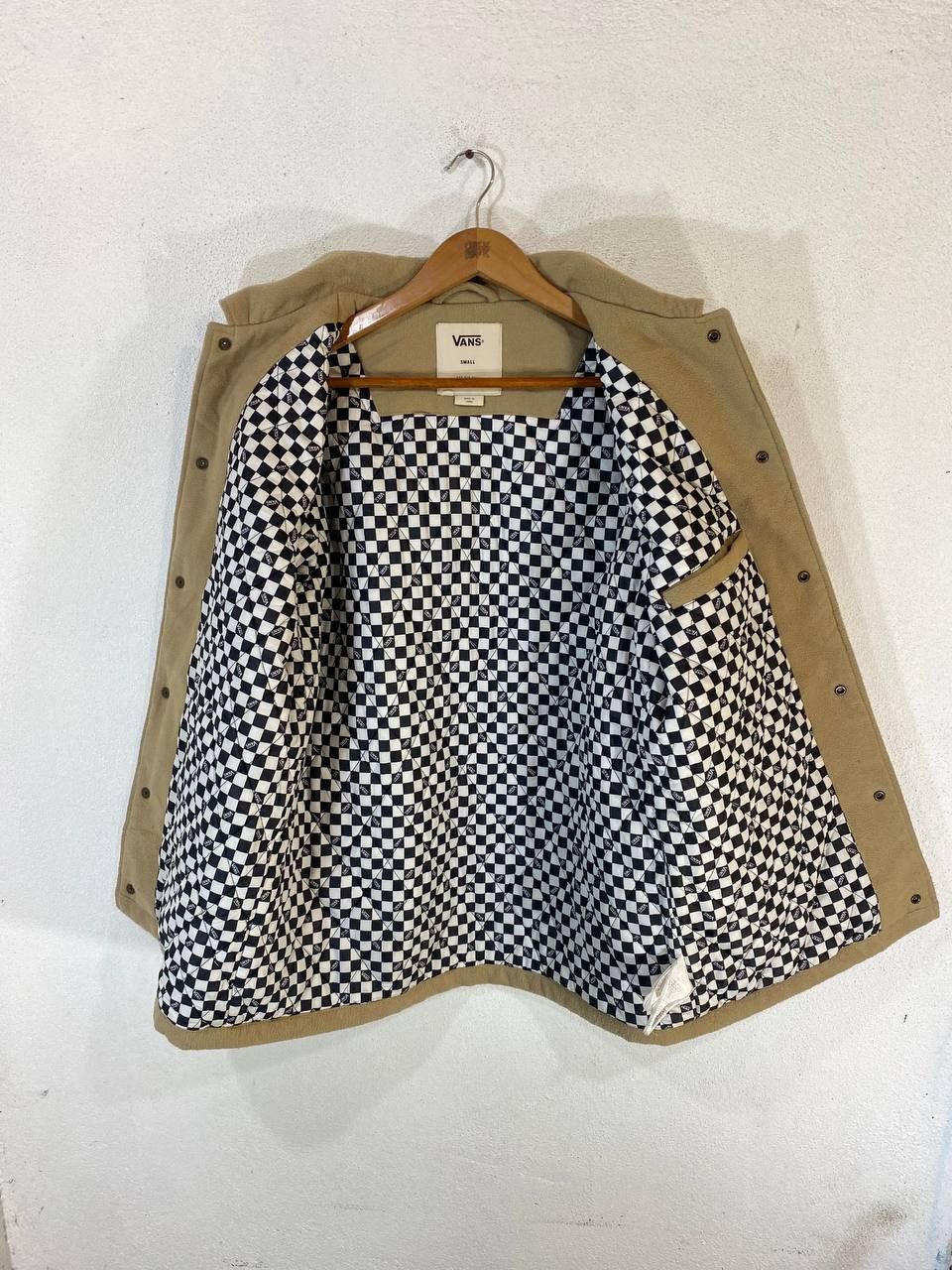 Vans vans varsity jacket checkered box lining nice design Size US S / EU 44-46 / 1 - 6 Thumbnail