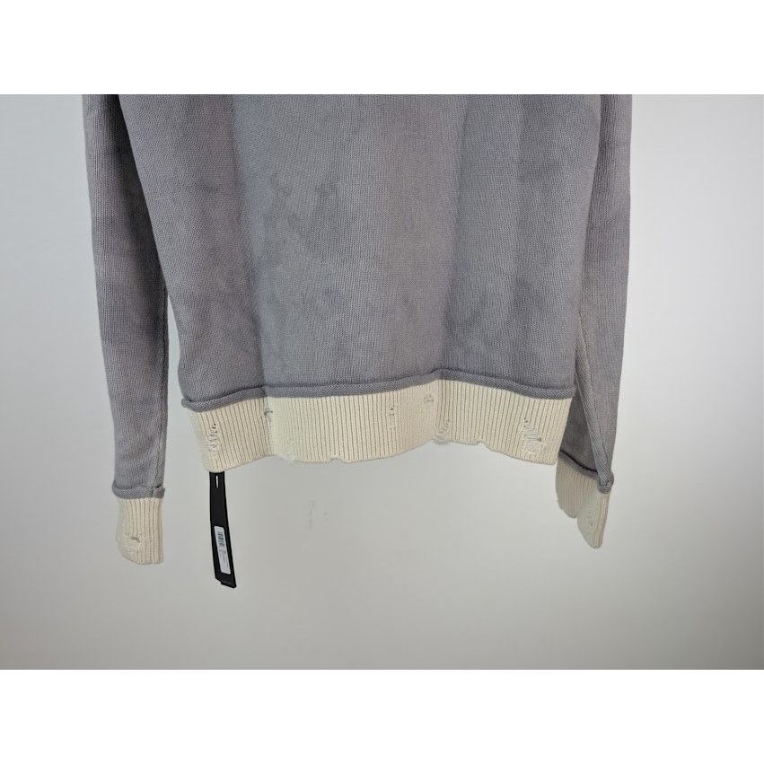 Amiri o1rshd1 Vintage Cashmere Crew Sweater in Grey Size US M / EU 48-50 / 2 - 12 Thumbnail