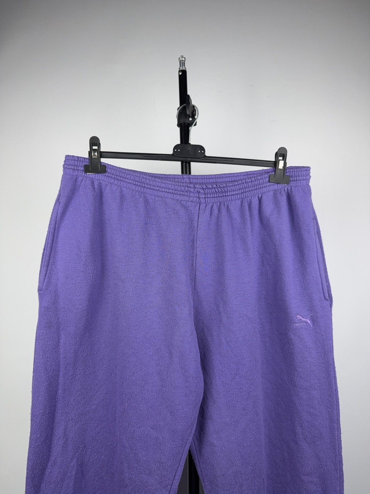 Puma Retro Vintage 90s Puma Made in Italy Purple Sweatpants L-XL Size US 36 / EU 52 - 4 Thumbnail