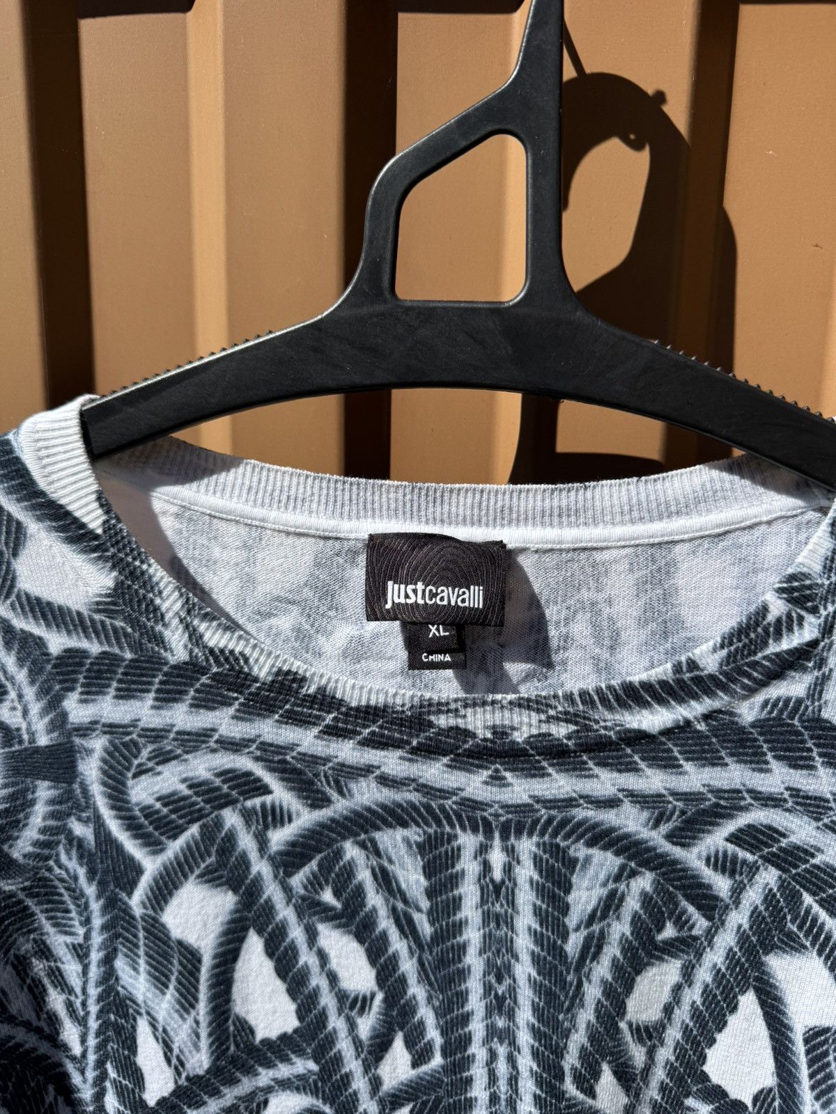 Just Cavalli Just Cavalli Ropes Overprint Long Sleeve Size US XL / EU 56 / 4 - 4 Thumbnail