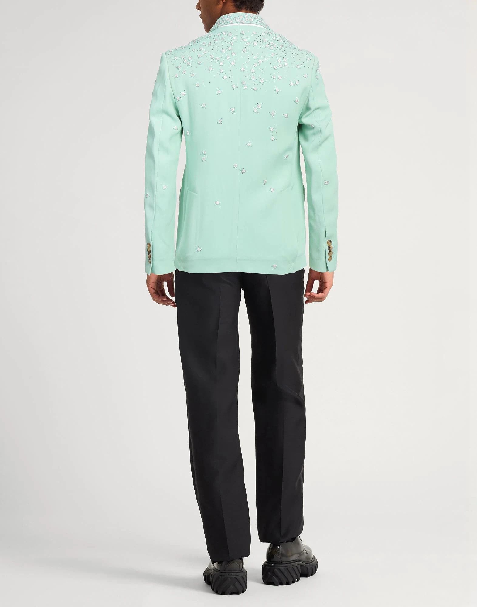 Amiri o1s1wg110525 Light Blazer in Mint Green Size US M / EU 48-50 / 2 - 3 Thumbnail