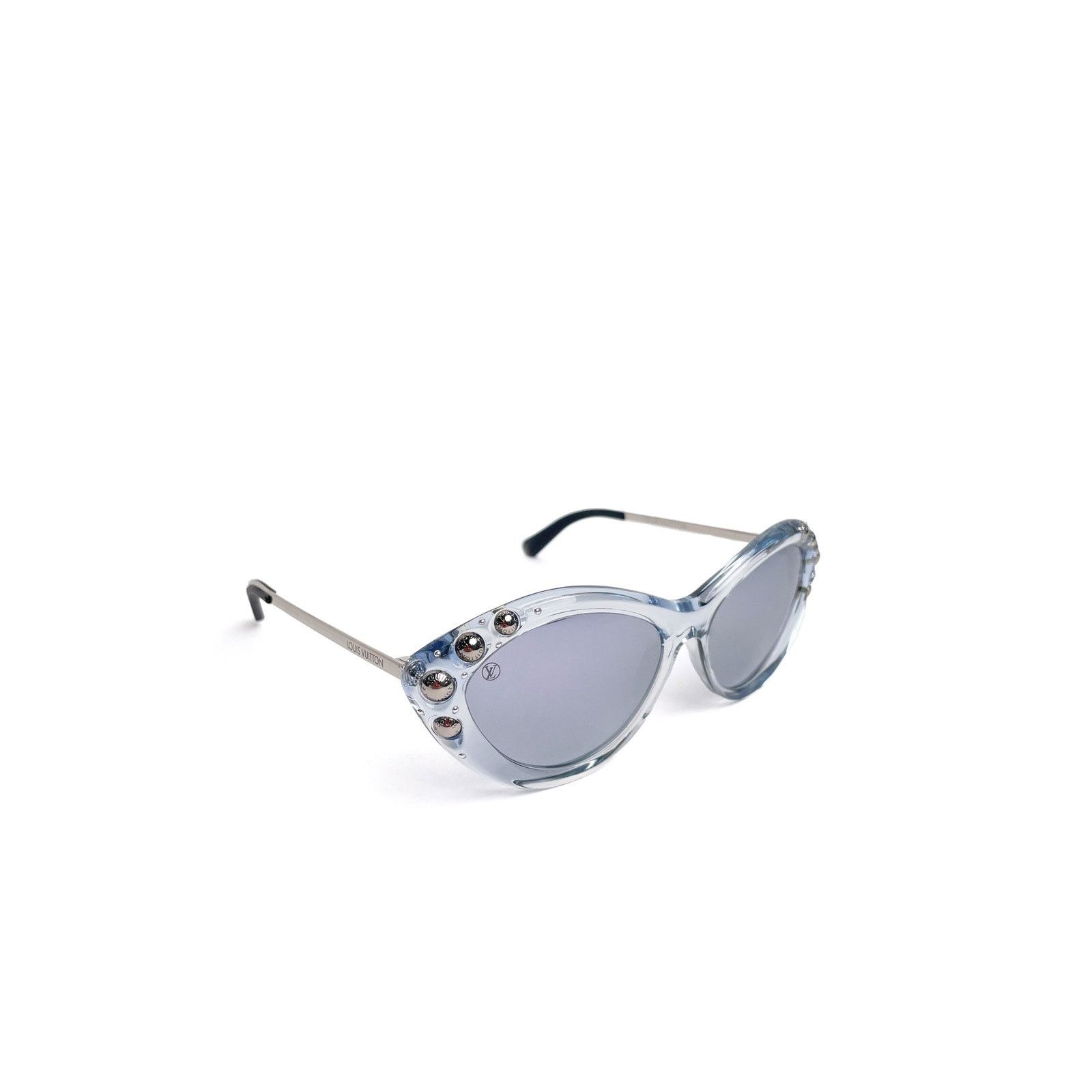 Louis Vuitton Silver Sunglasses Size ONE SIZE - 2 Thumbnail