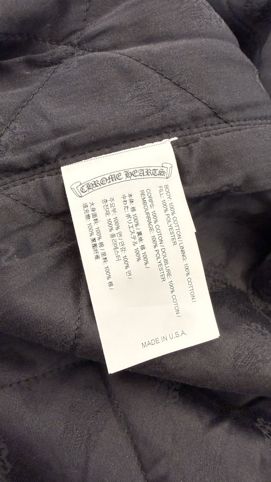 Chrome Hearts Ultra Rare Chrome Hearts Padded Flannel Shirt Floral Jacket Size US XXL / EU 58 / 5 - 12 Thumbnail