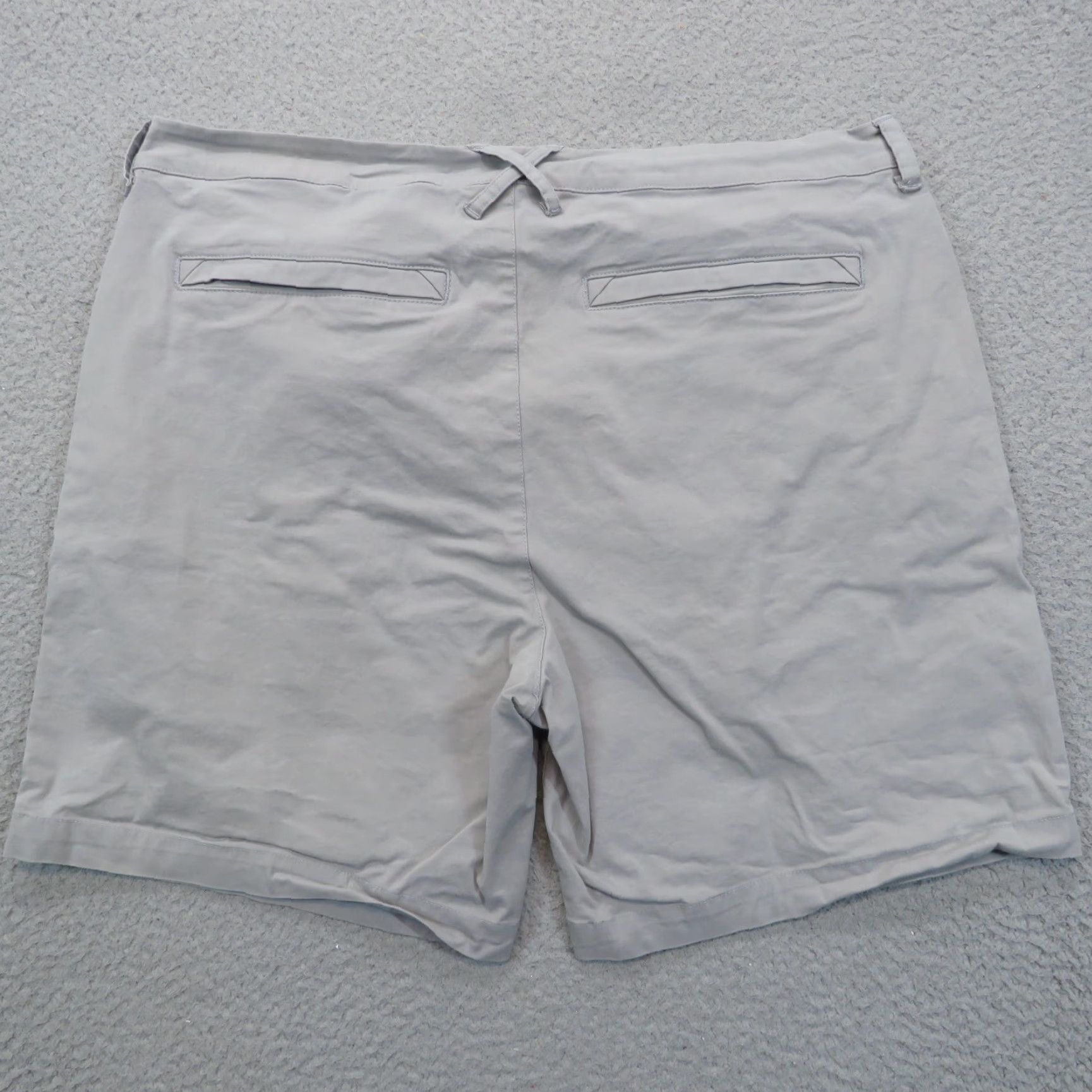 Vintage Mack Weldon Shorts Mens 36 Light Gray Preppy Casual Chino Stretch Summer Lyocell Size US 38 / EU 54 - 3 Thumbnail