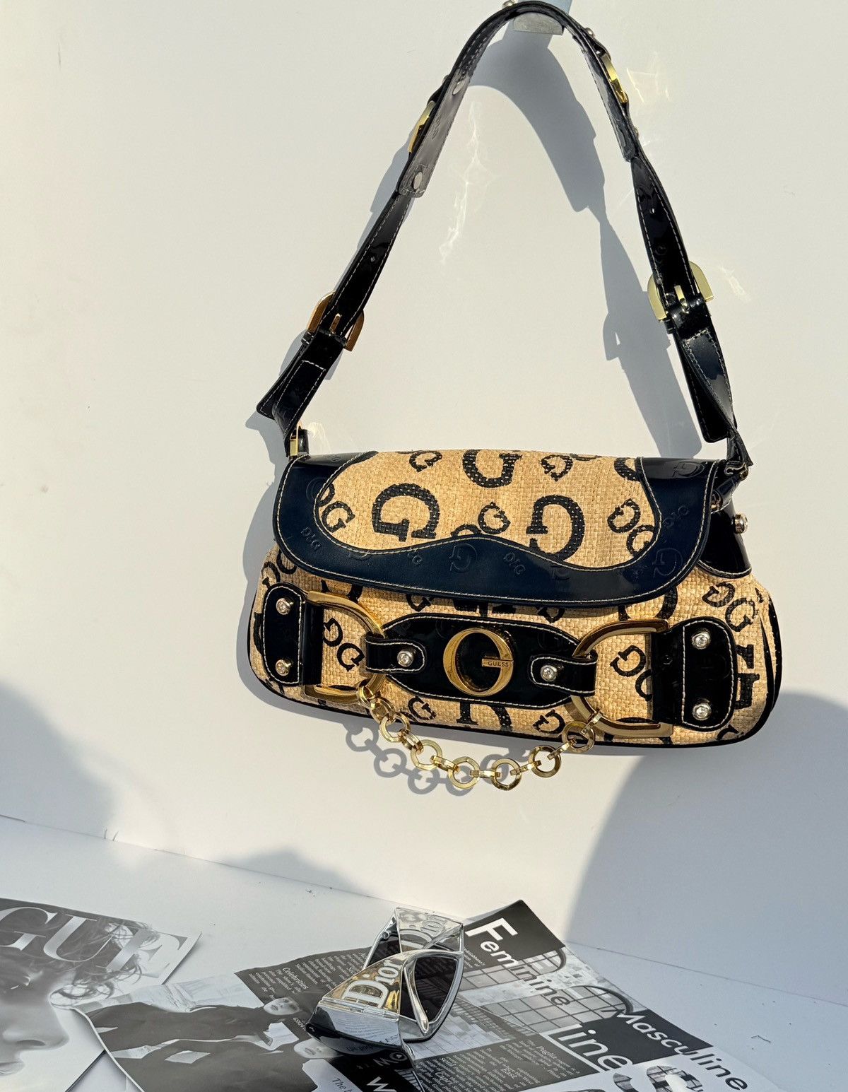 Guess Guess wicker vintage bag Size ONE SIZE - 1 Thumbnail