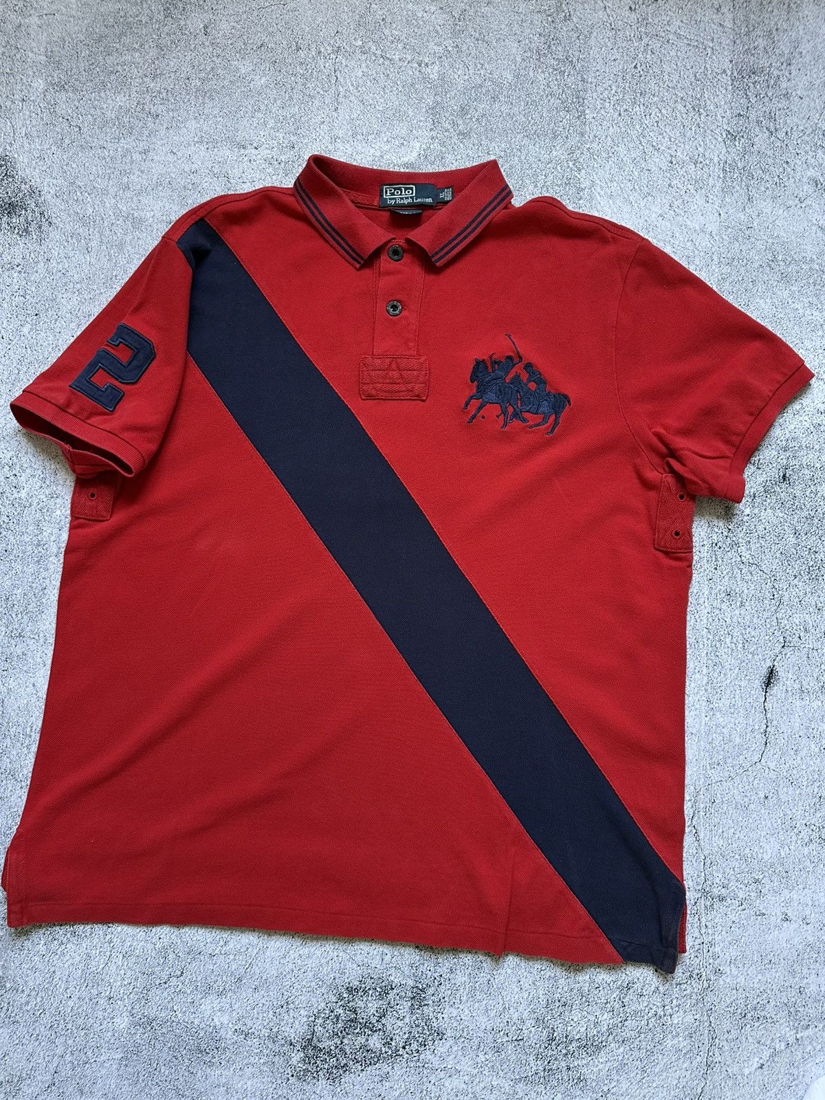 Polo Ralph Lauren Vintage Polo Ralph Lauren Black Logo Y2K Size US XL / EU 56 / 4 - 11 Thumbnail