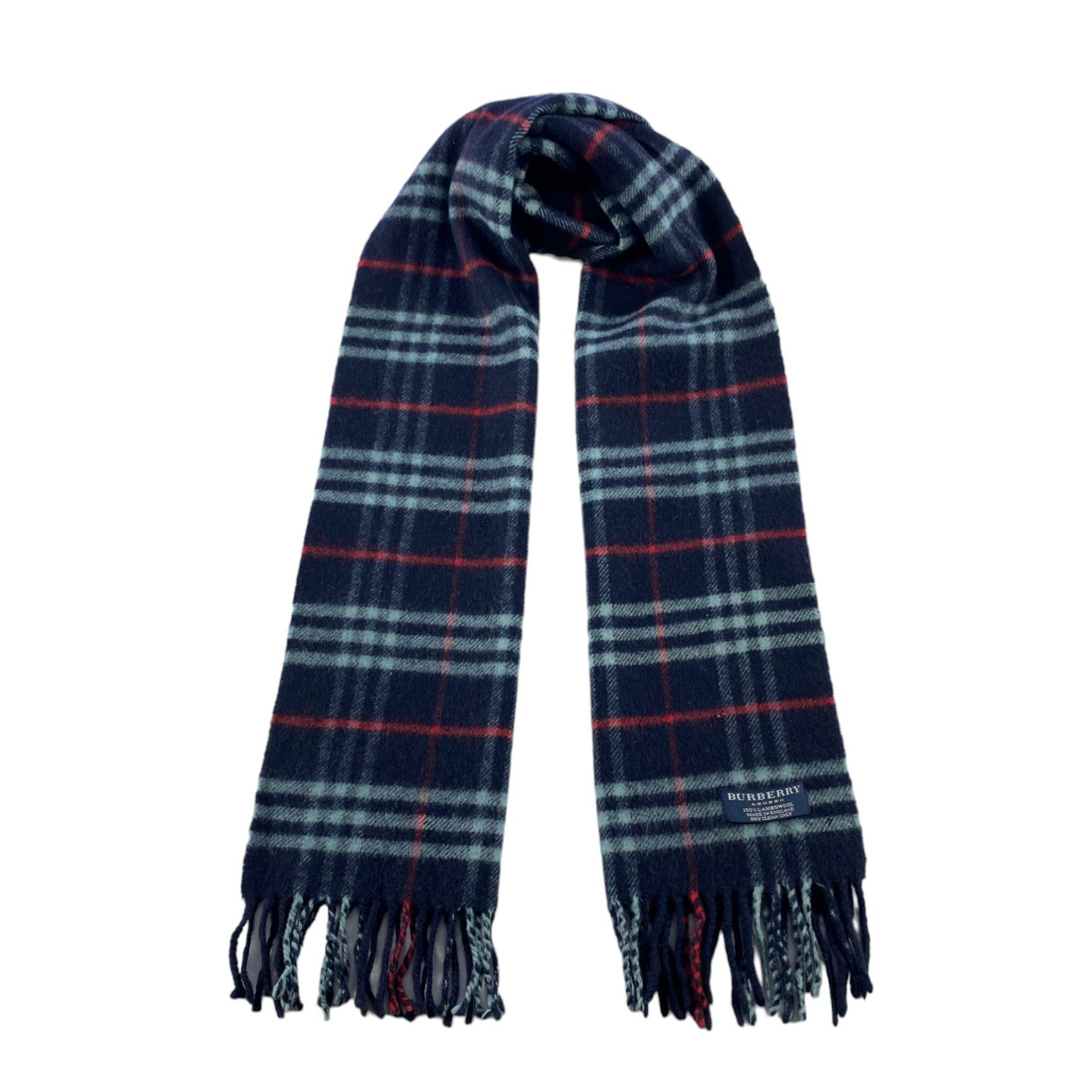 Burberry × Vintage Burberry Scarf / Muffler / Neckwear - WW1030 Size ONE SIZE - 1 Thumbnail