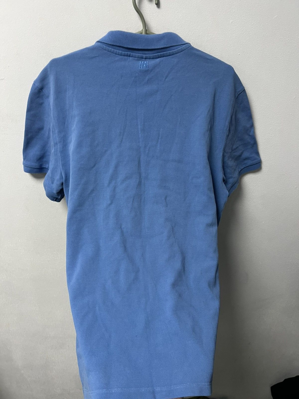 AMI Ami Paris Polo T-shirt Luxury Blue Size L Size US L / EU 52-54 / 3 - 17 Thumbnail
