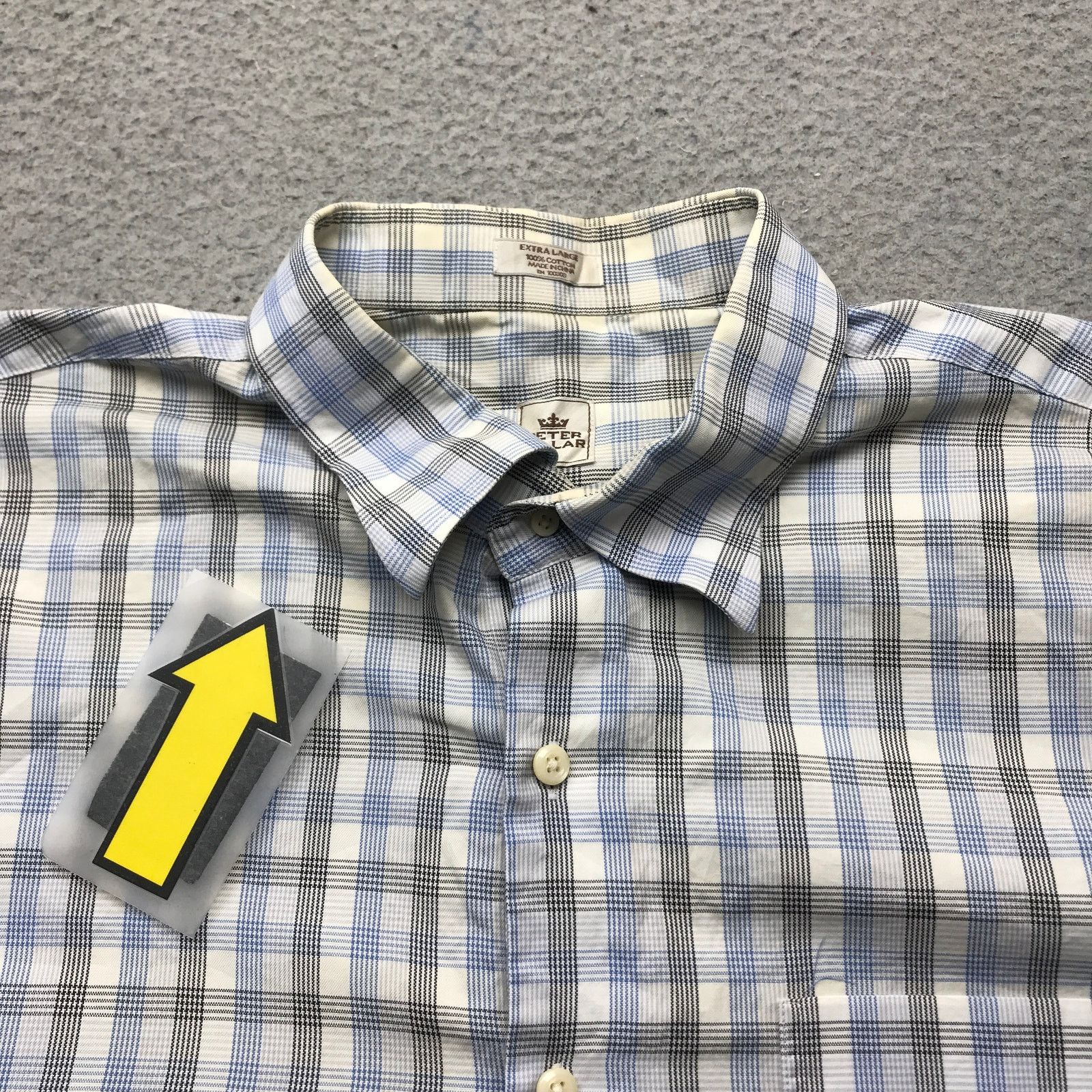 Peter Millar Peter Millar Button Shirt Men's XL Long Sleeve Blue White Size US XL / EU 56 / 4 - 9 Thumbnail