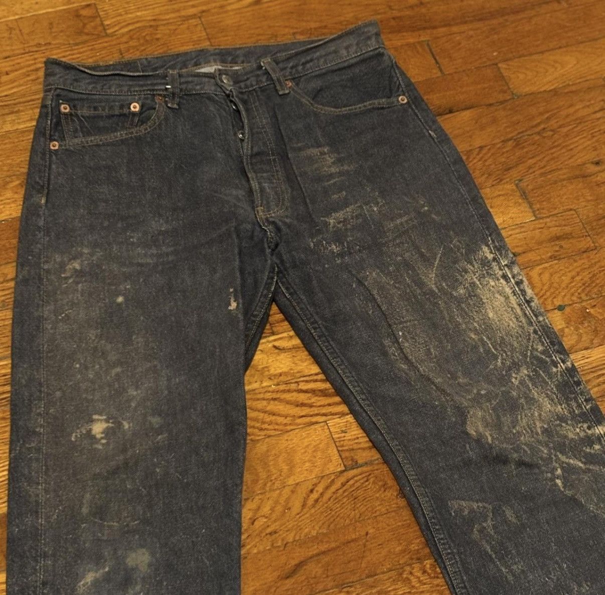 Levi's Levis 501 Early 1990s Original Button Fly Size US 32 / EU 48 - 4 Thumbnail