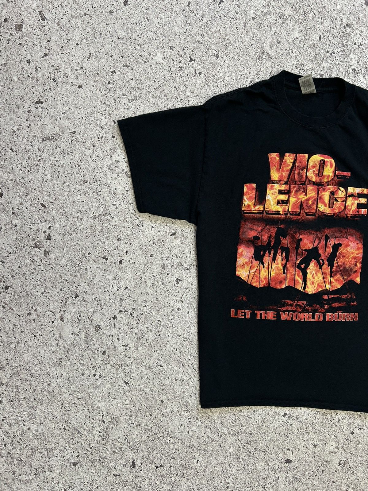 Band Tees × Vintage Vio-Lence Let The World Burn 2022 Promo Rock Band T-Shirt Size US L / EU 52-54 / 3 - 3 Thumbnail