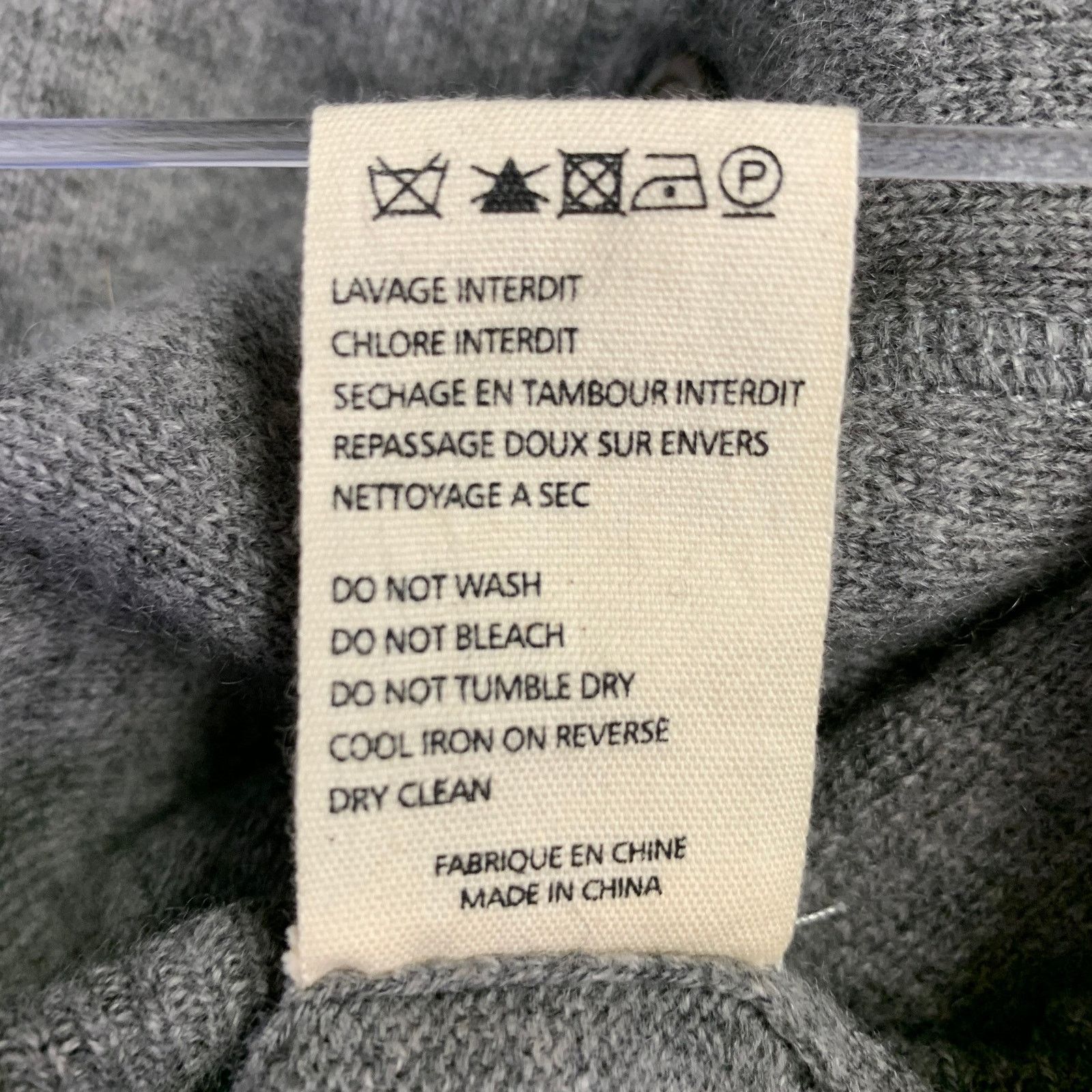 Hartford HARTFORD Size L Grey Heather Wool Cashmere Hoodie Cardigan Size US L / EU 52-54 / 3 - 10 Thumbnail