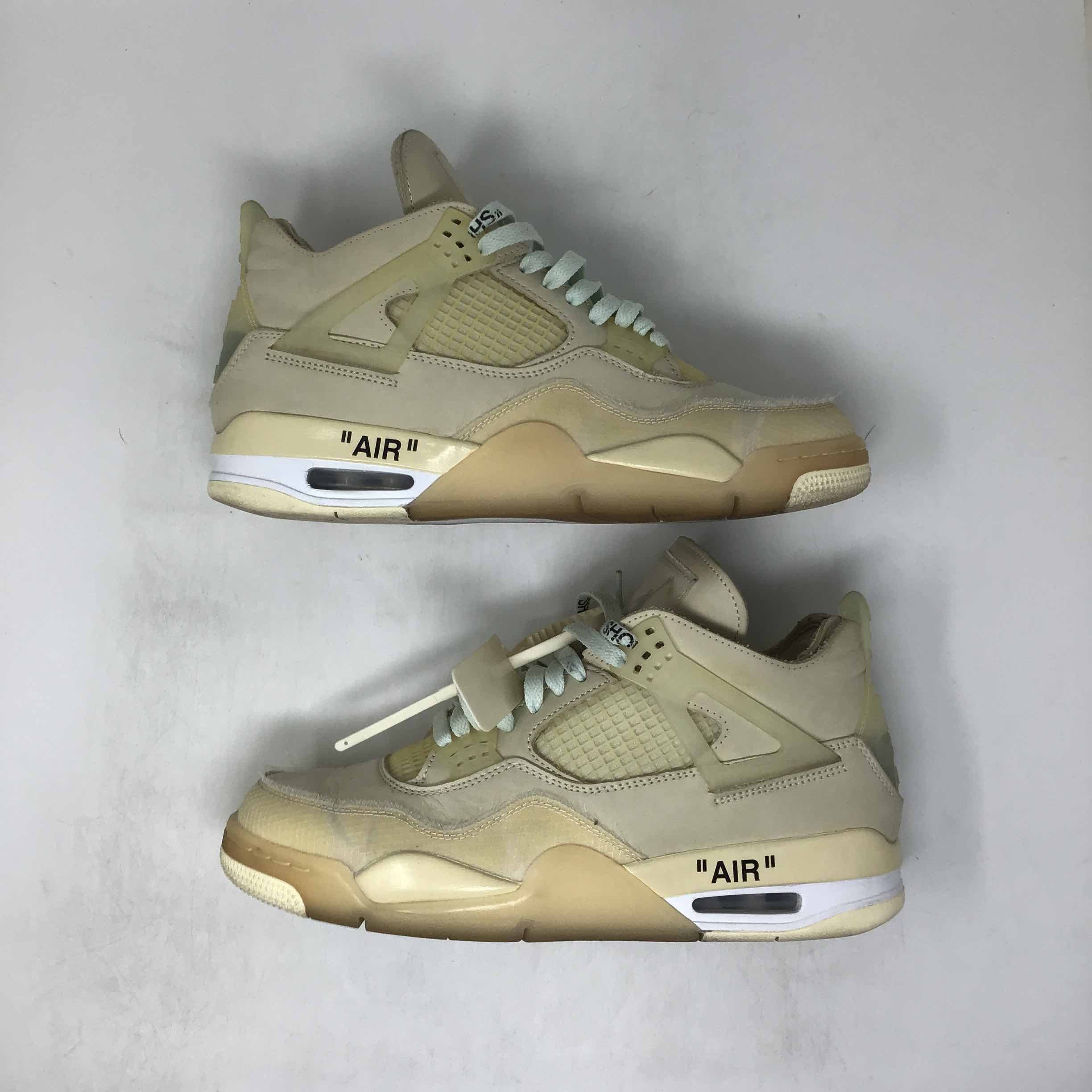Shoe Air Jordan 4 X Off Off-White X Wmns Air Jordan Retro SP Sail off-