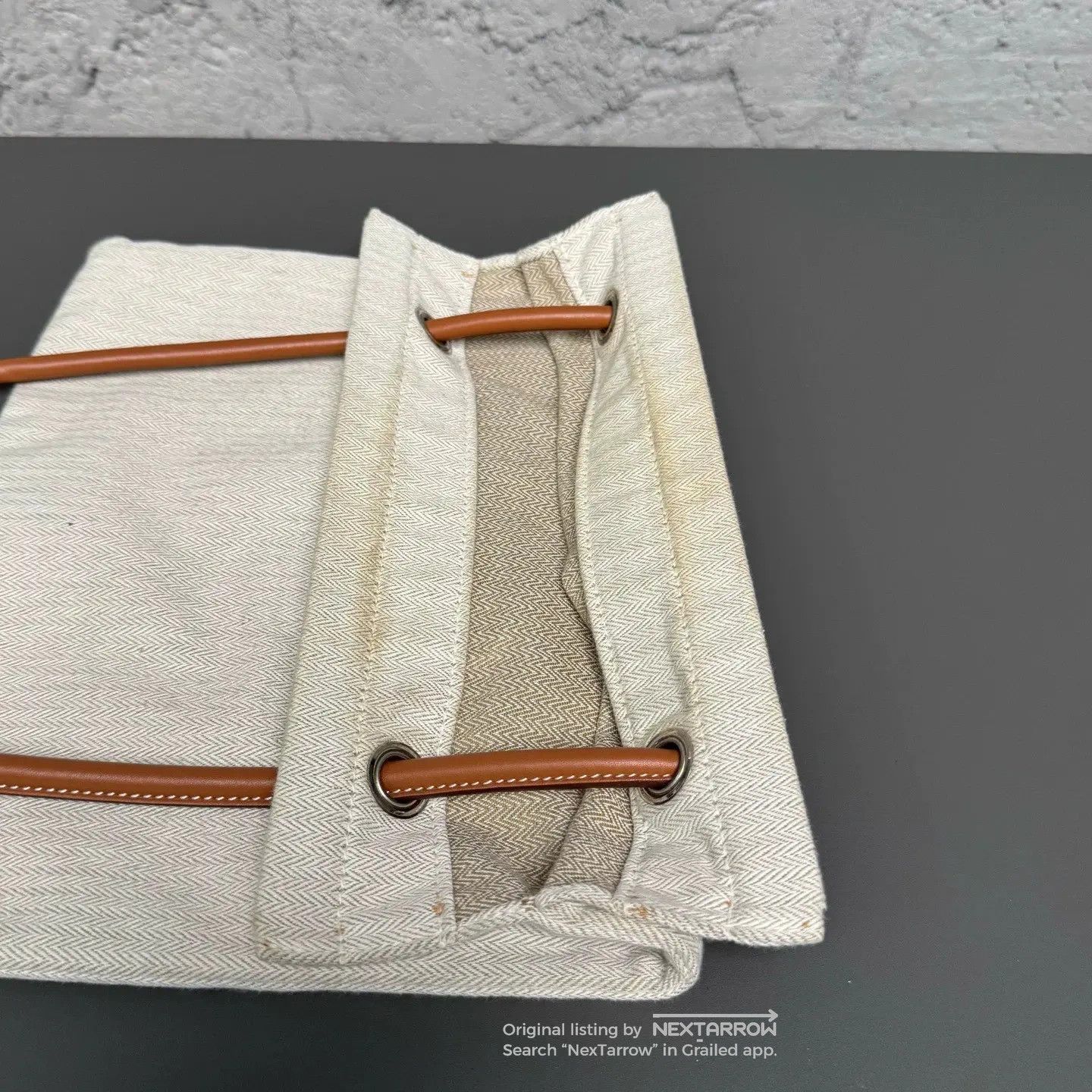Hermes Hermes Women's Aline Canvas Shoulder Bag Size ONE SIZE - 4 Thumbnail