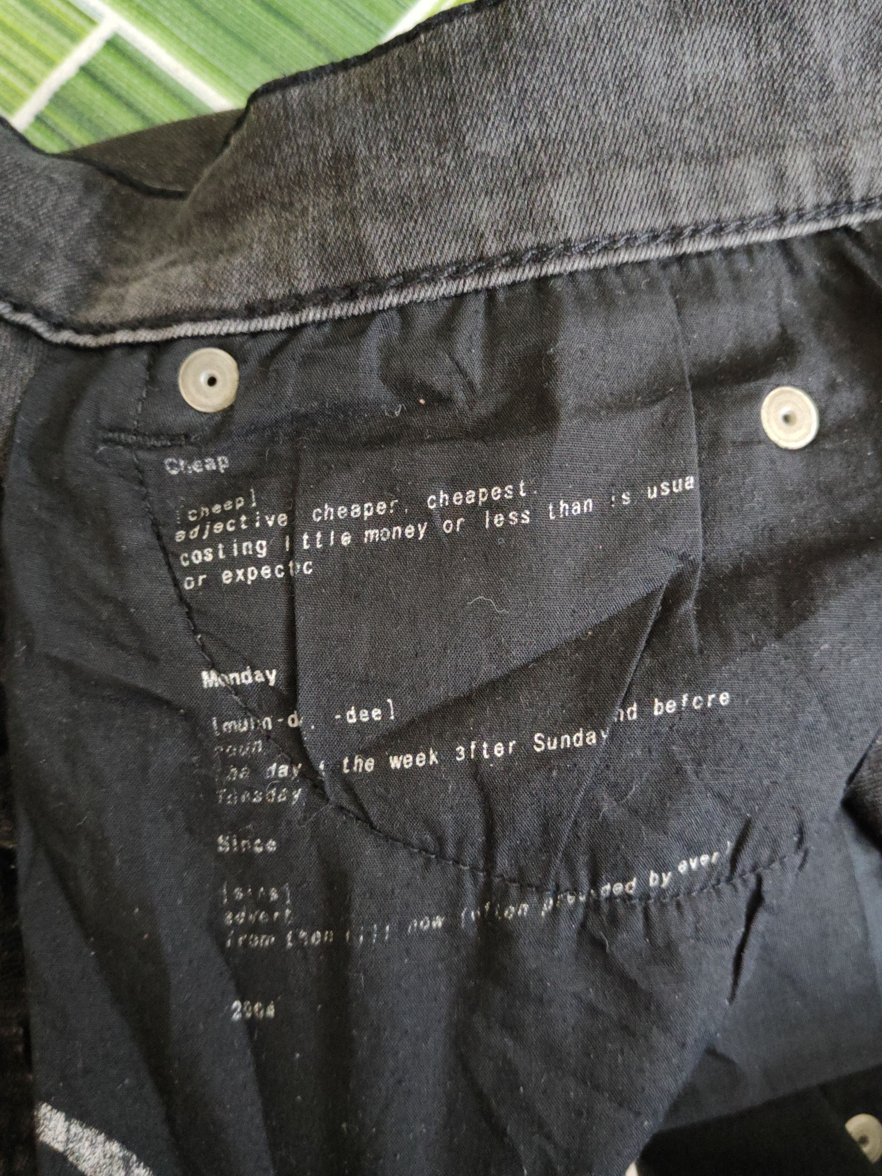 Cheap Monday Cheap Monday Black Faded distressed ripped Pants #S1332 Size US 30 / EU 46 - 10 Thumbnail