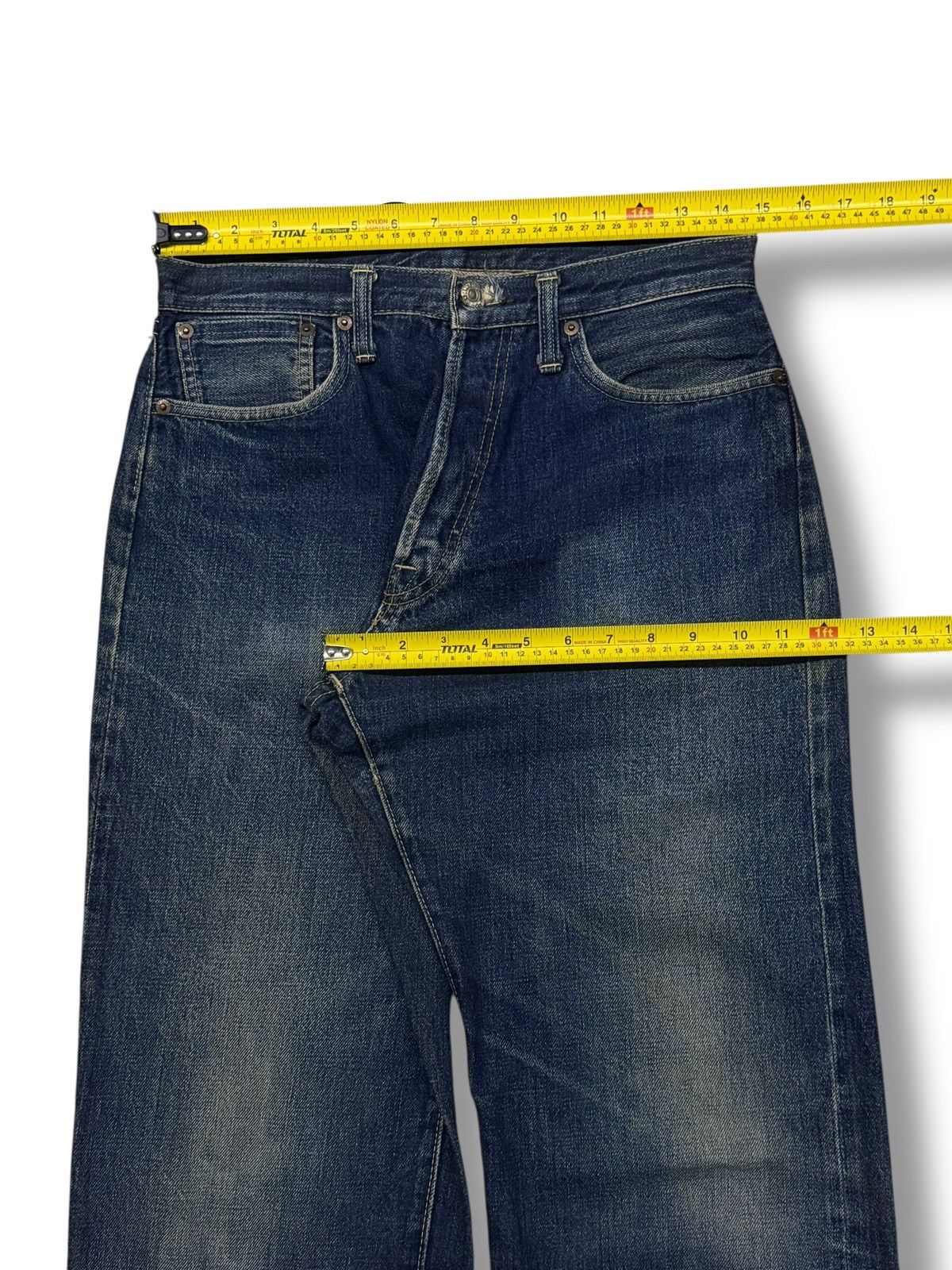 Denime Vintage 90s Denime Osaka Five Japan | Selvedge Denim Jeans Size US 29 - 18 Thumbnail