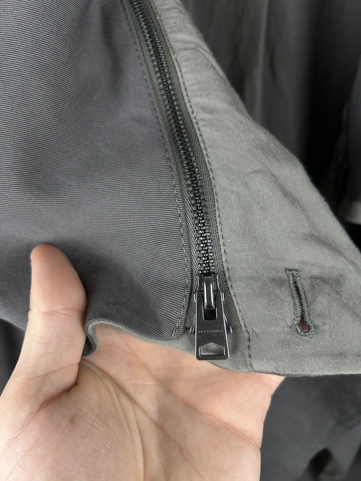 Allsaints × Japanese Brand Women’s AllSaints IONA COAT jacket trench luxury grey Size XS / US 0-2 / IT 36-38 - 5 Thumbnail